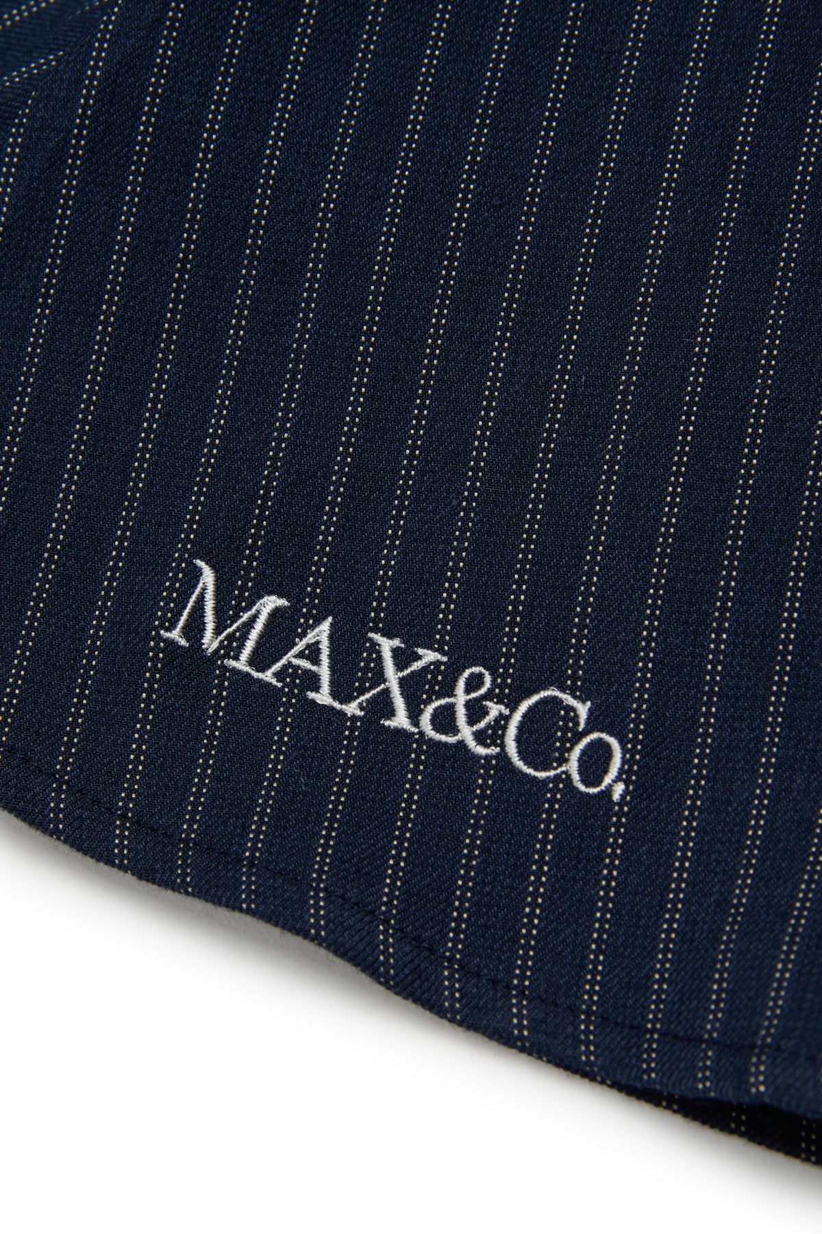Striped skirt with logo