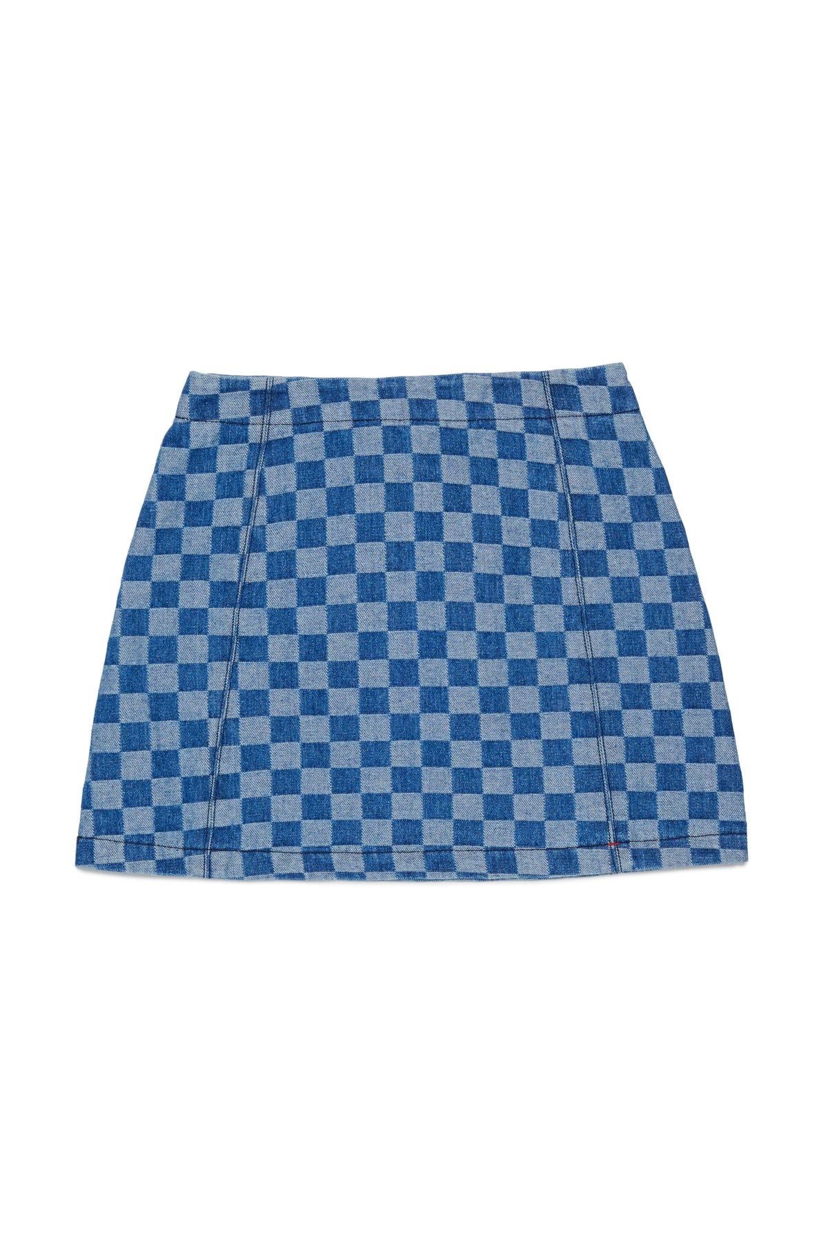 Jupe à carreaux avec logo