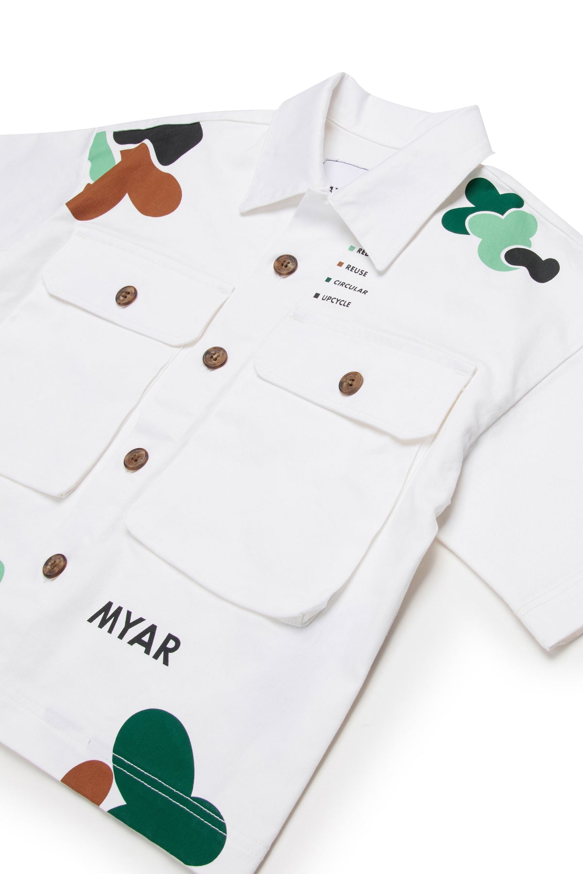 Chemise à manches courtes multi-poches