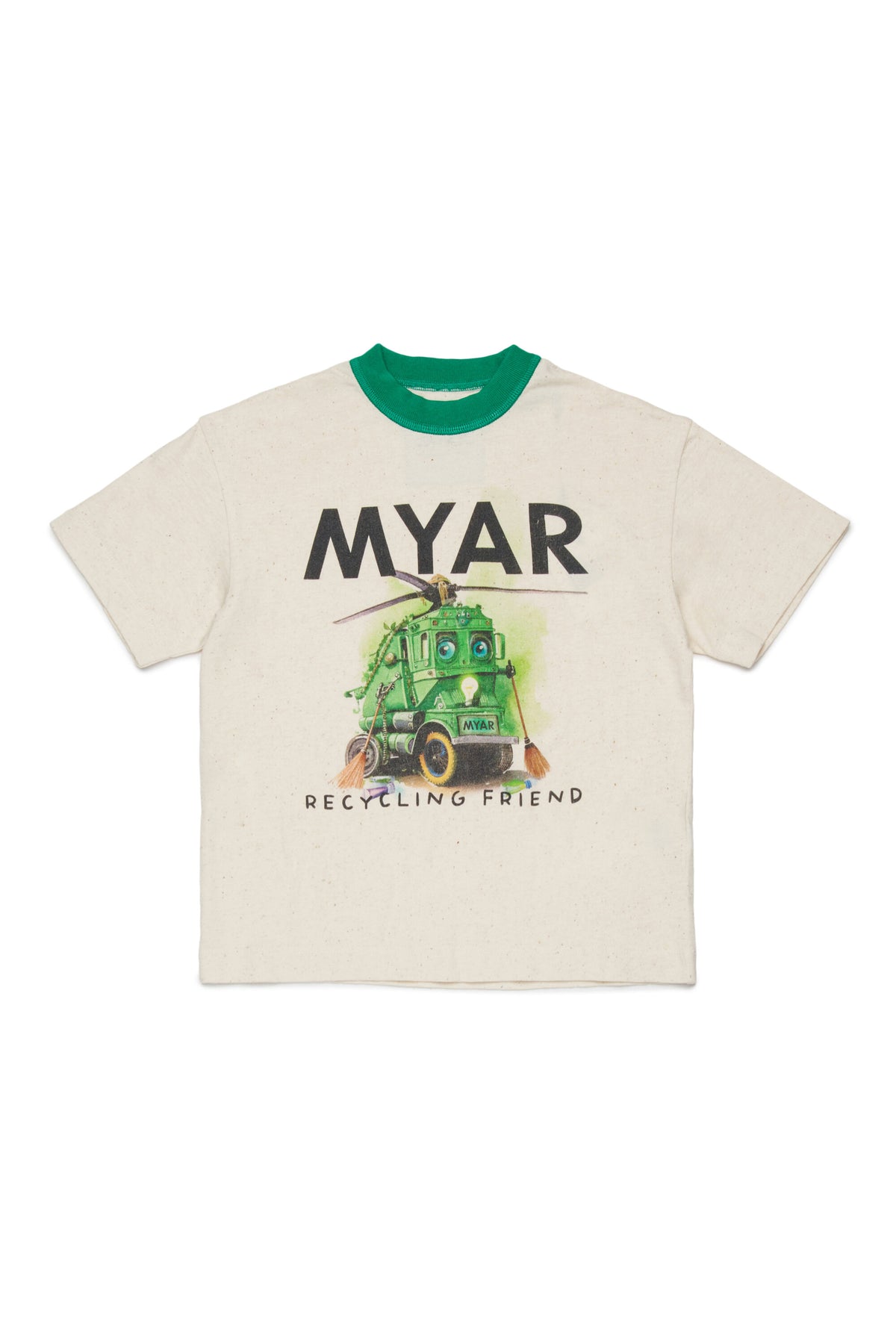 Recycling friend printed T-shirt
