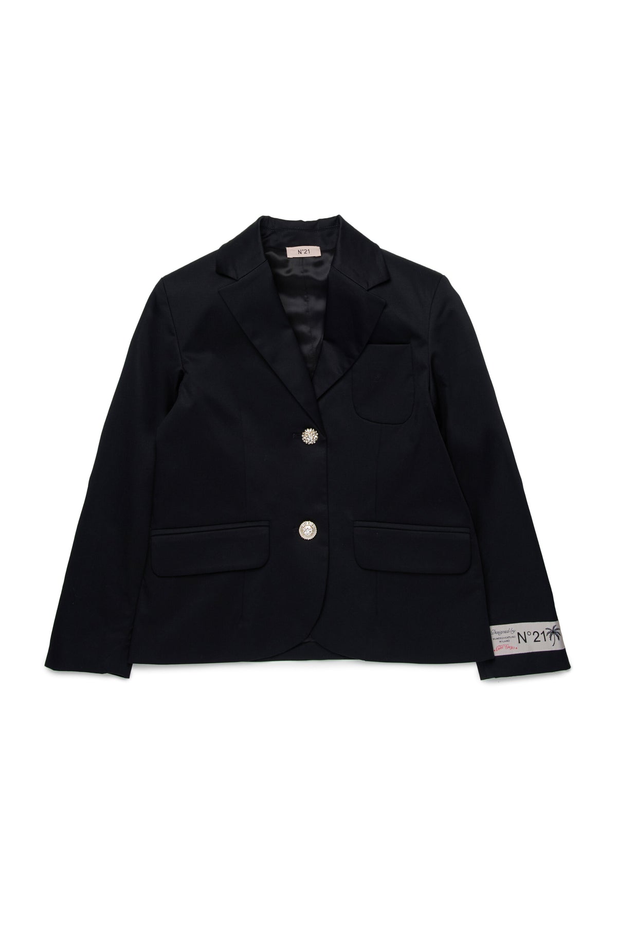 Veste blazer avec détails bijoux