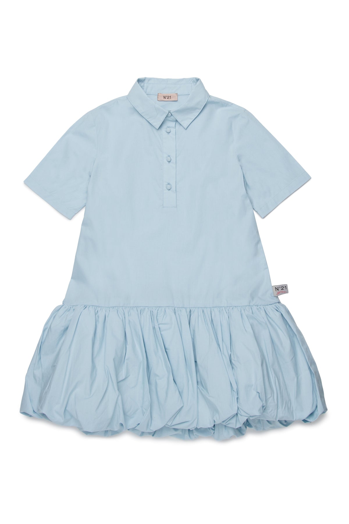 Vestido camisero con logo