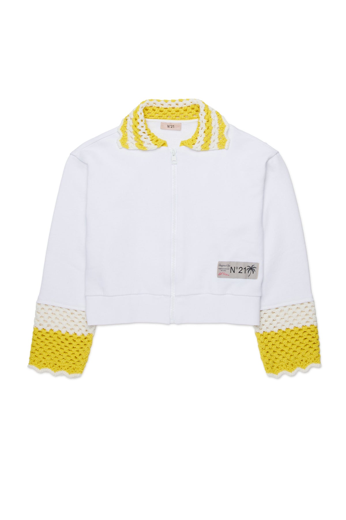 Full-zip sweatshirt with logo