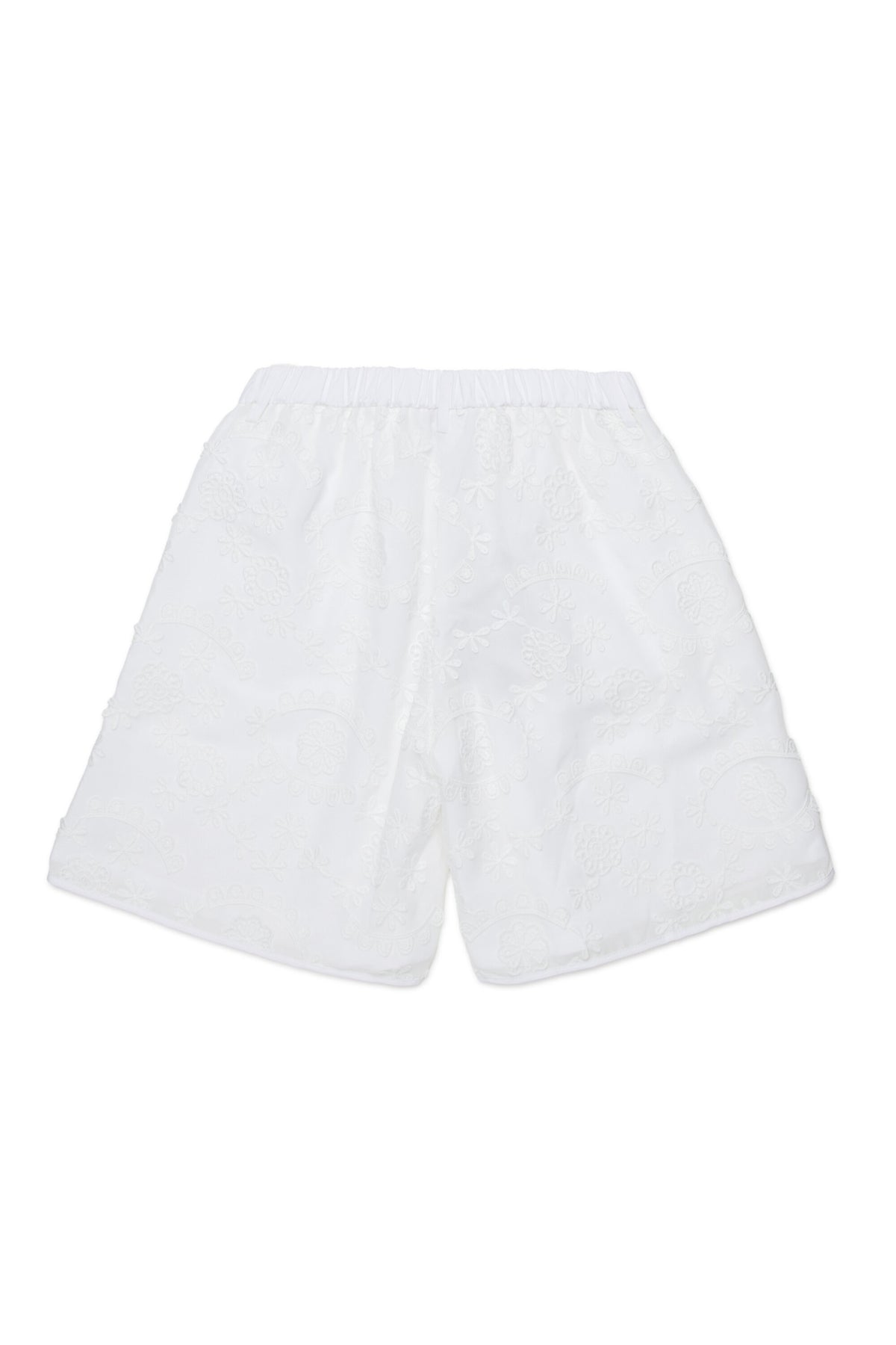 Short brodé avec logo