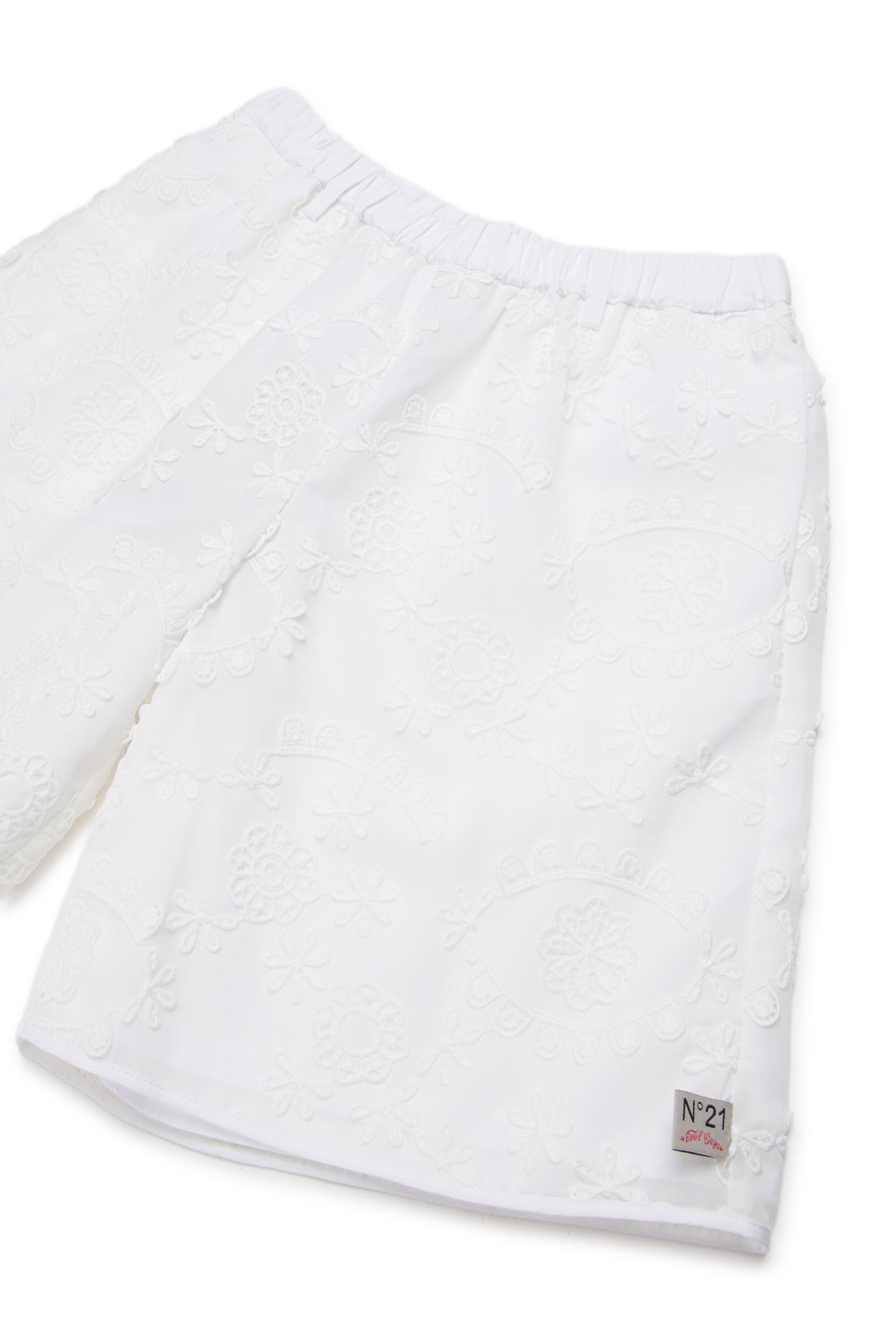 Short brodé avec logo