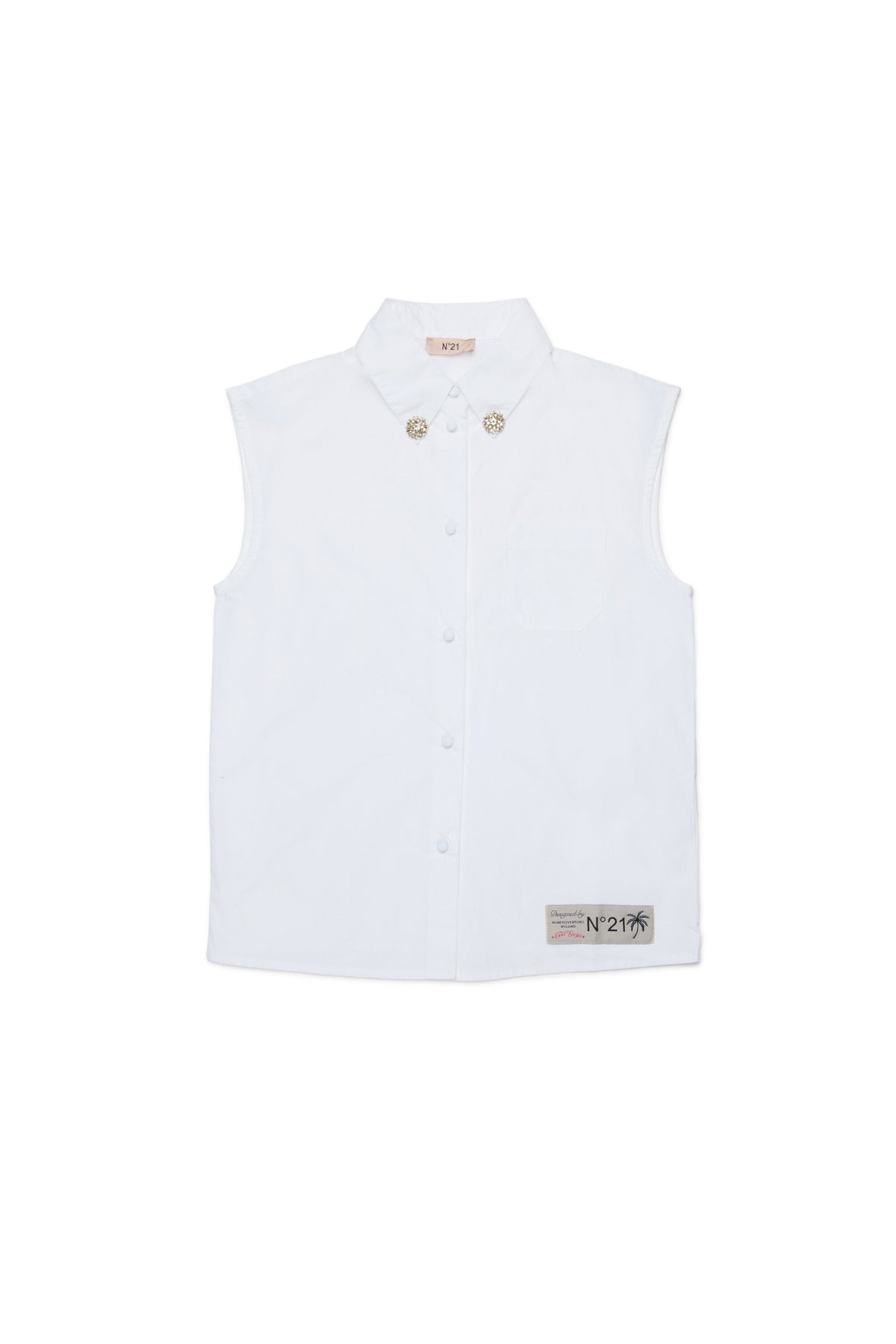 Chemise sans manches avec logo