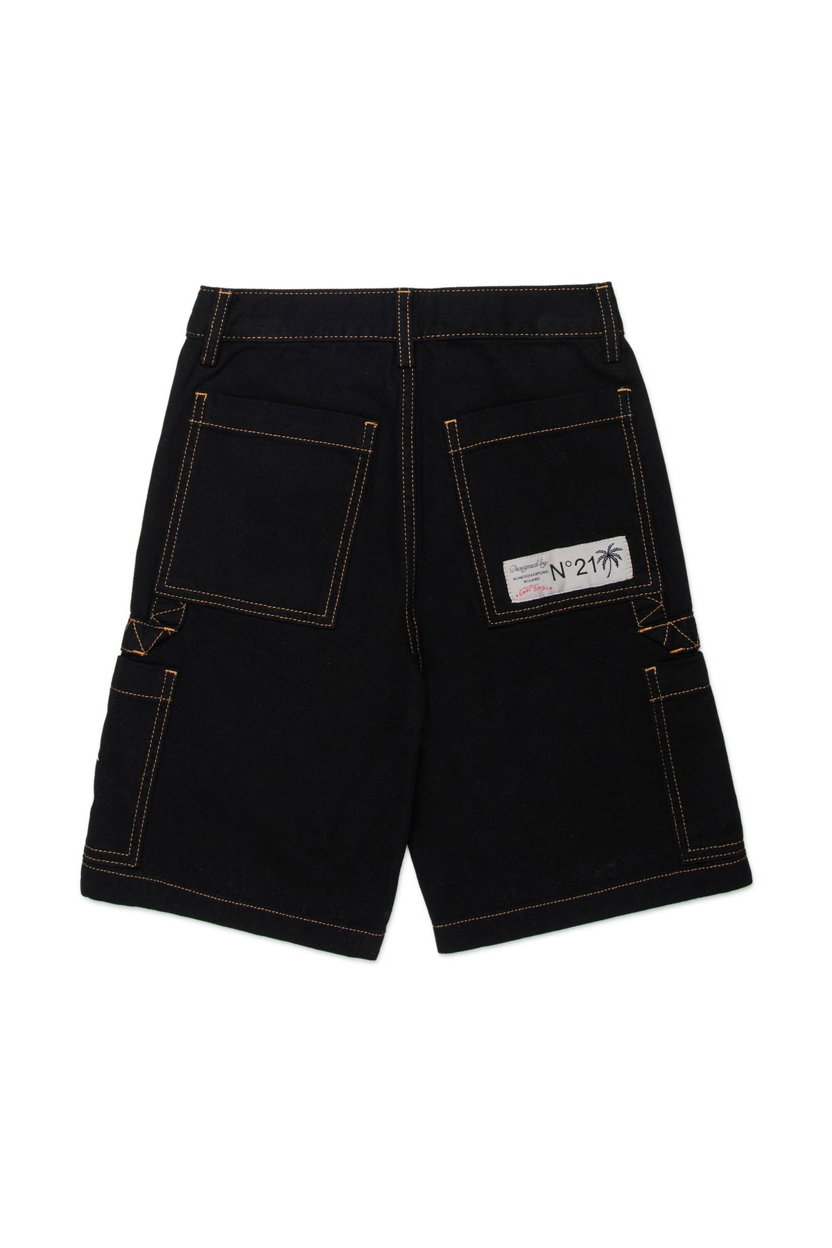 Logo shorts with cargo pockets