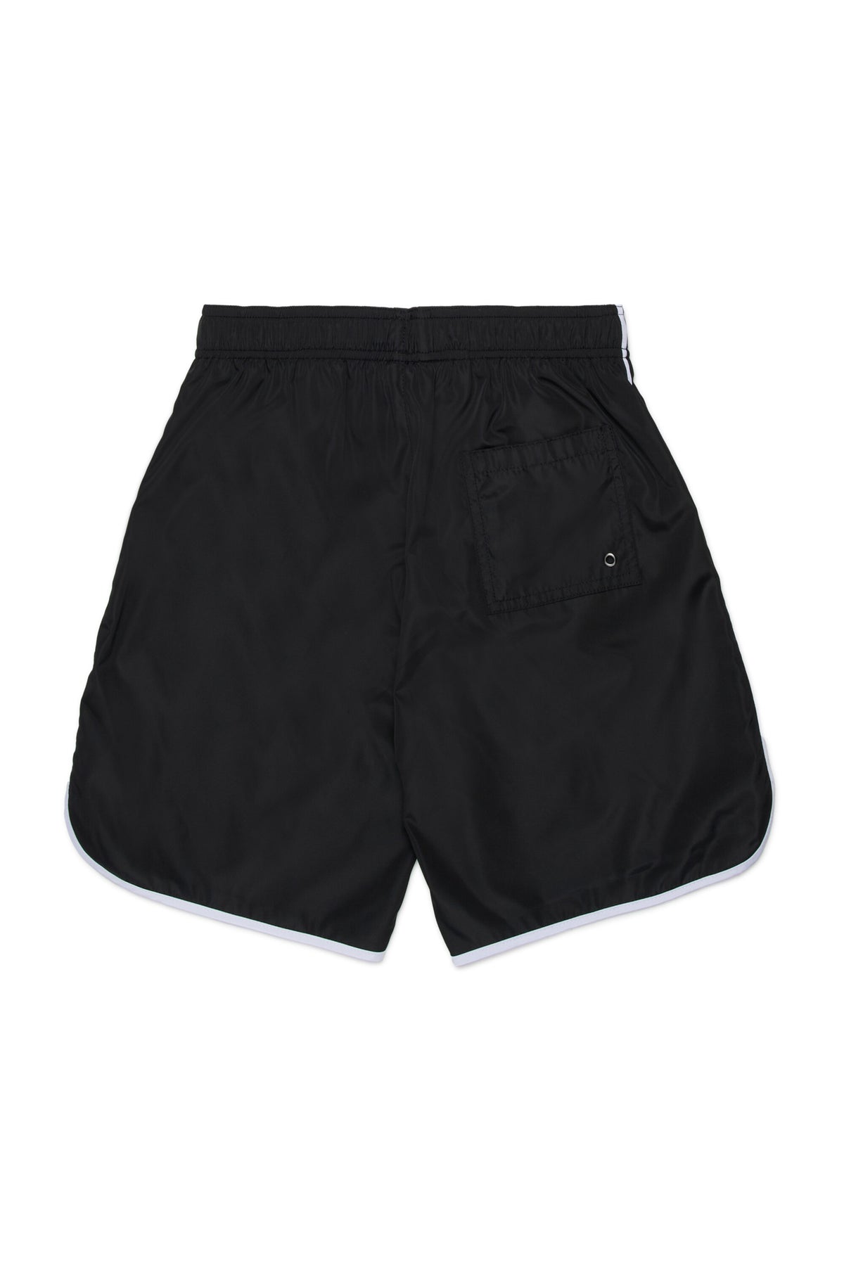 Boxer swimsuit with logo