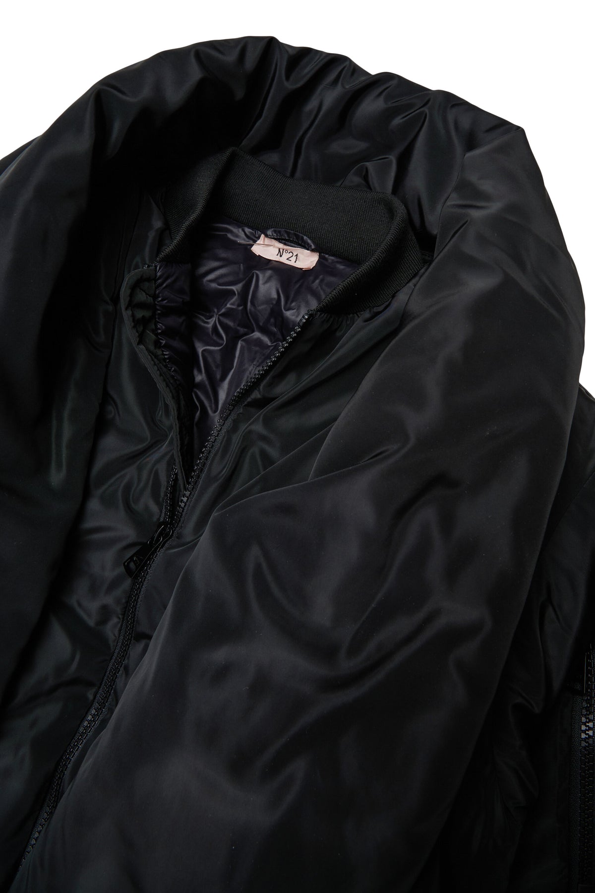 Padded jacket with logo