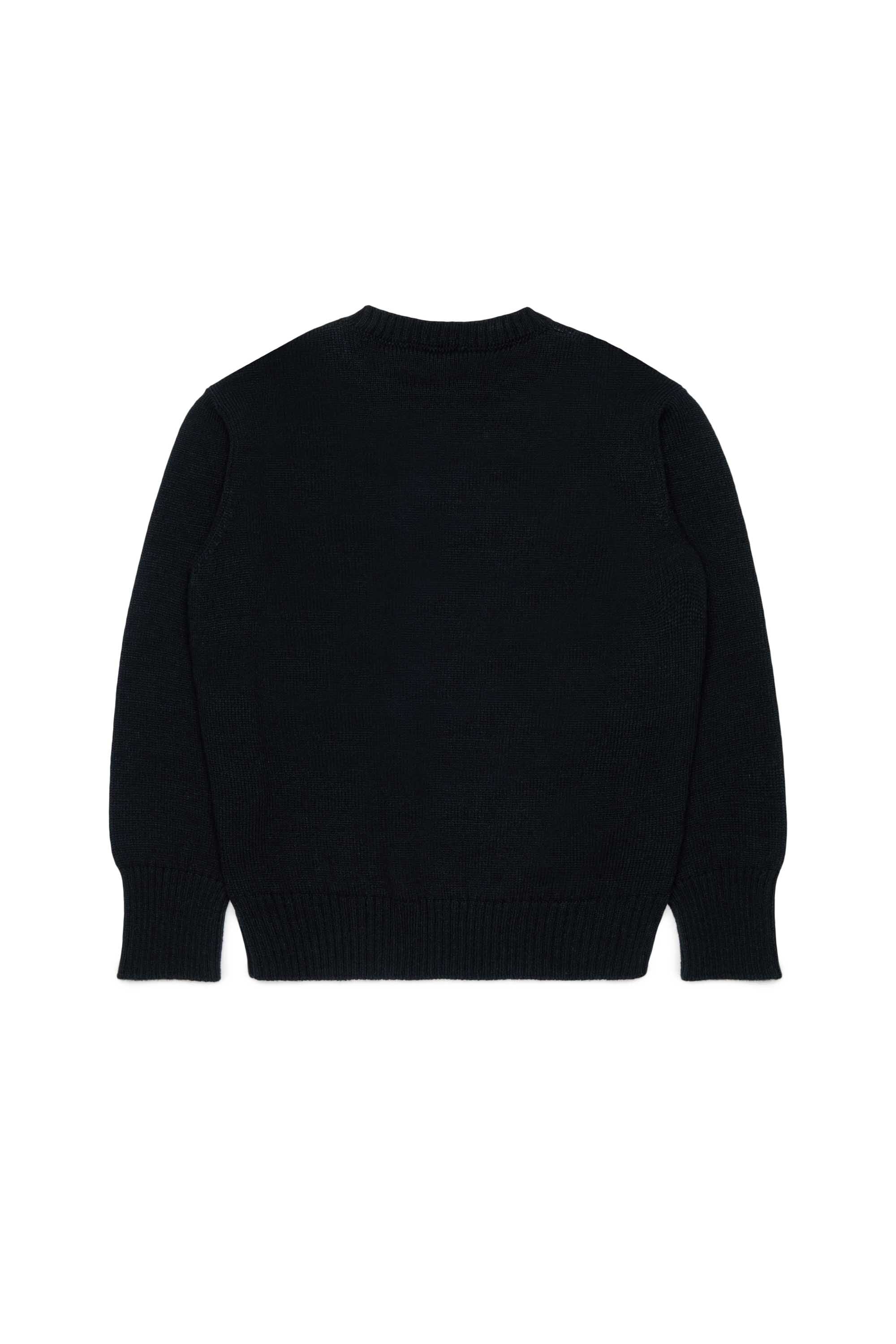 Pull col rond avec logo