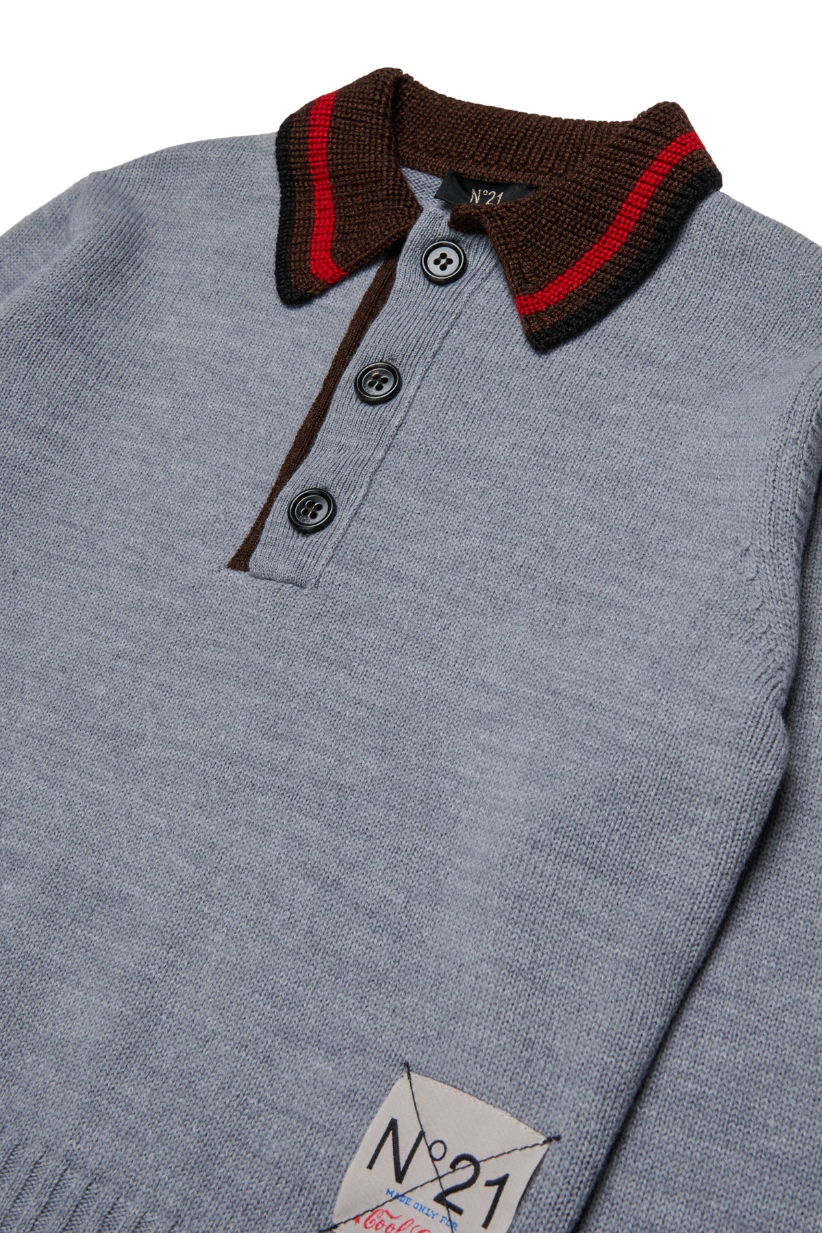 Pull en maille avec logo