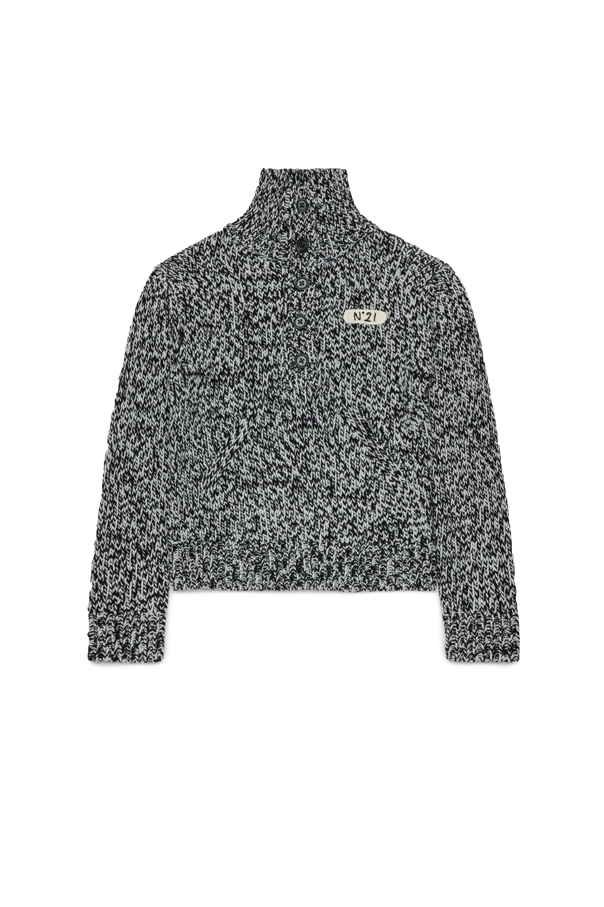 Pull en laine mélangée avec logo