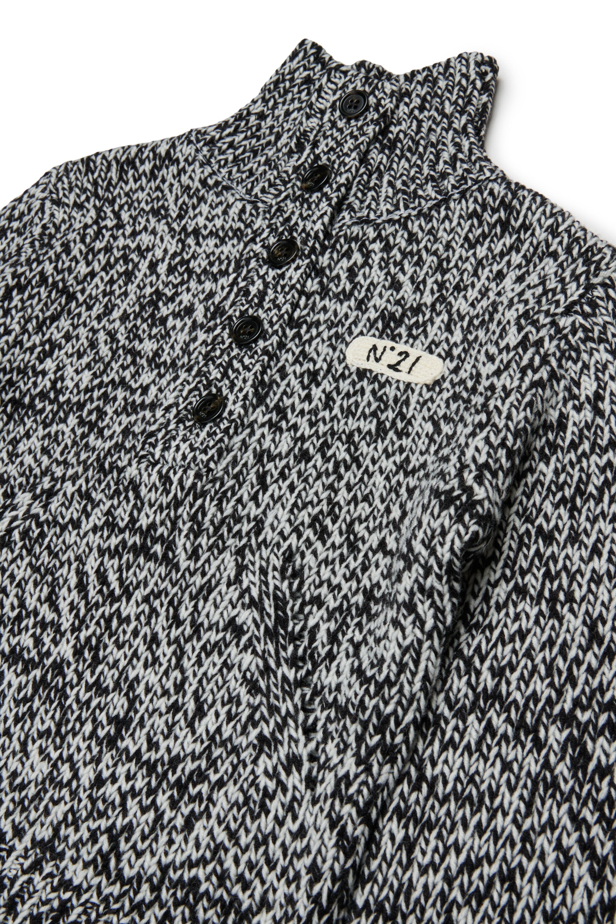 Pull en laine mélangée avec logo