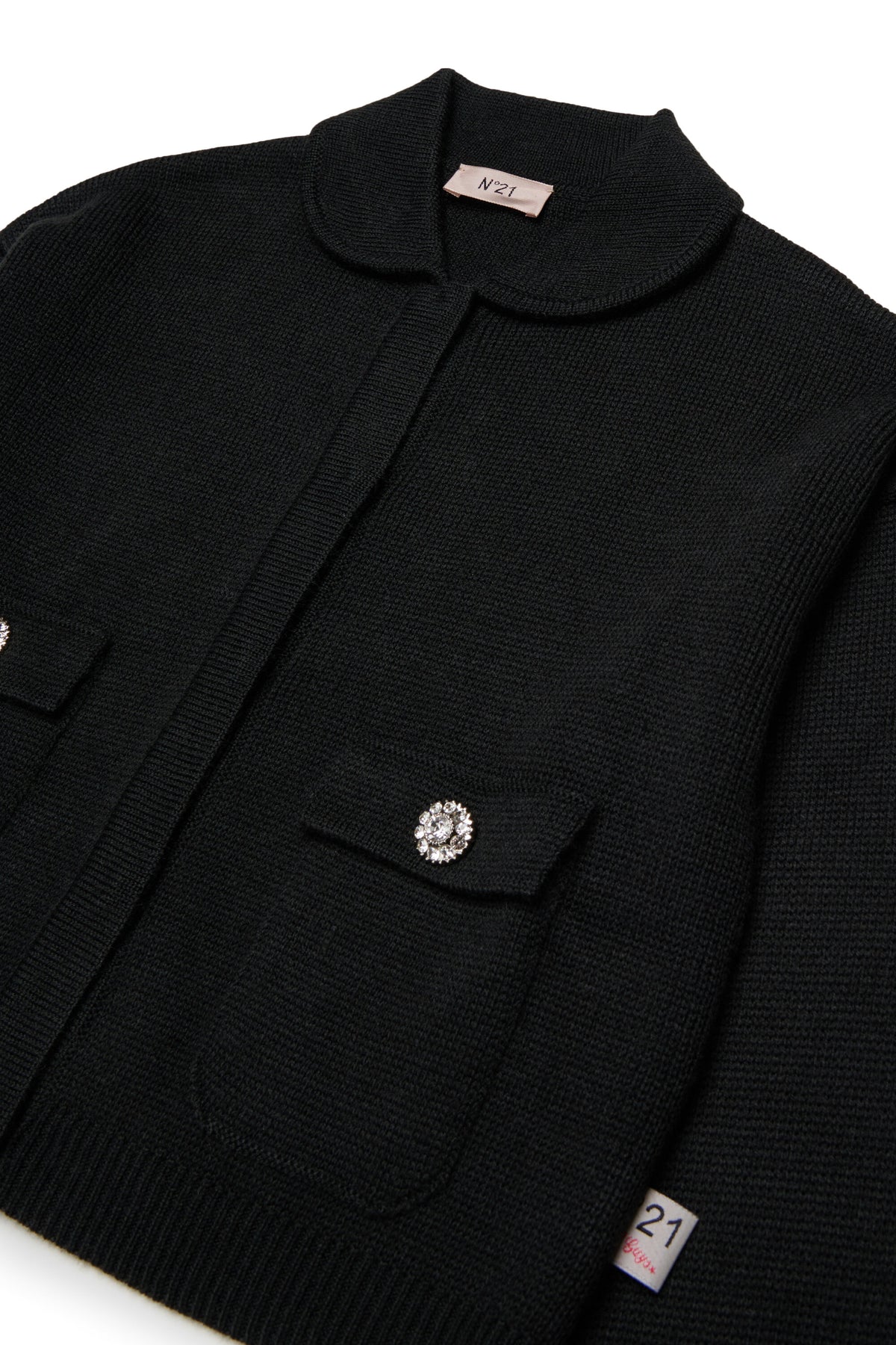 Cardigan avec boutons bijoux
