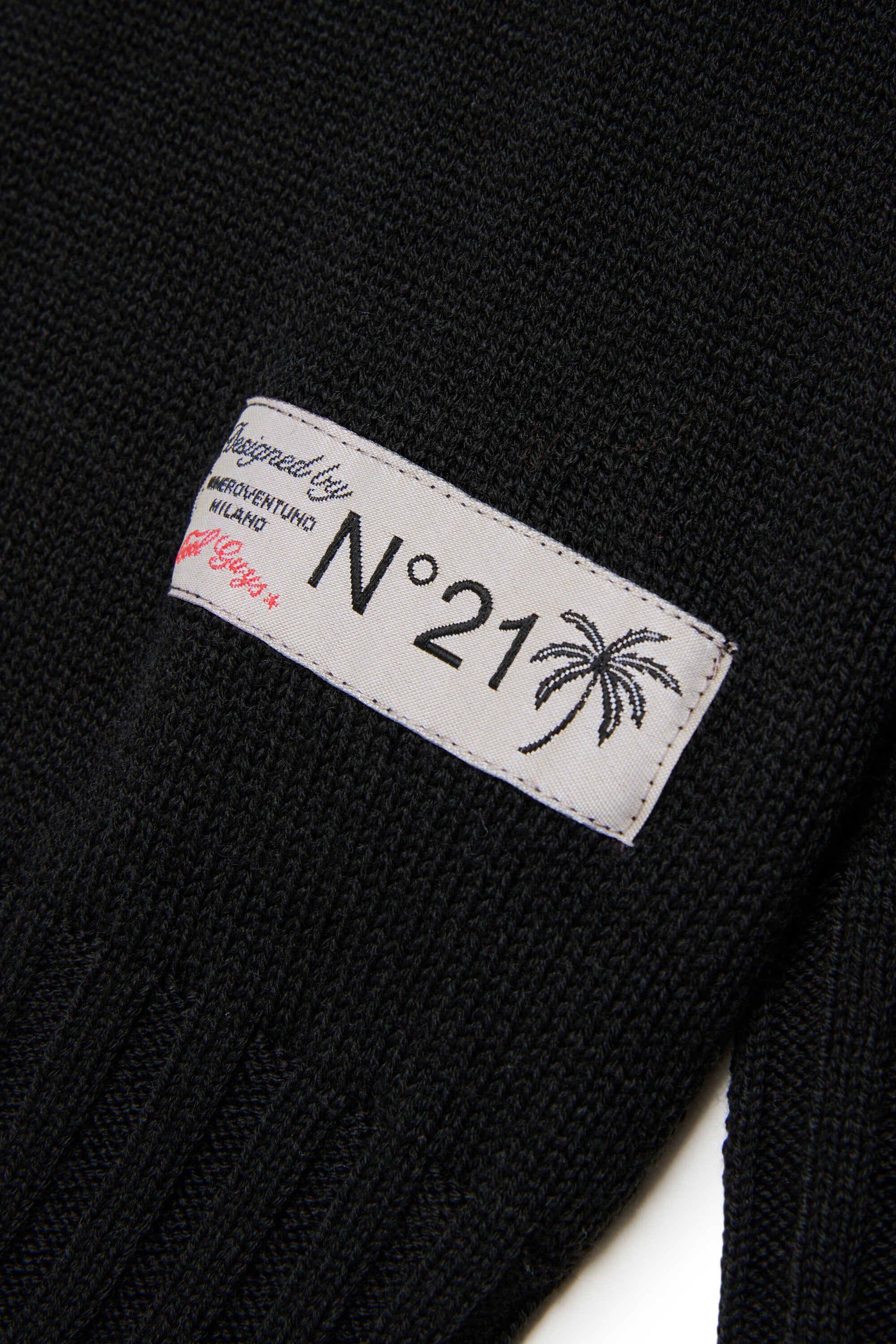 Jersey de cuello redondo con logo