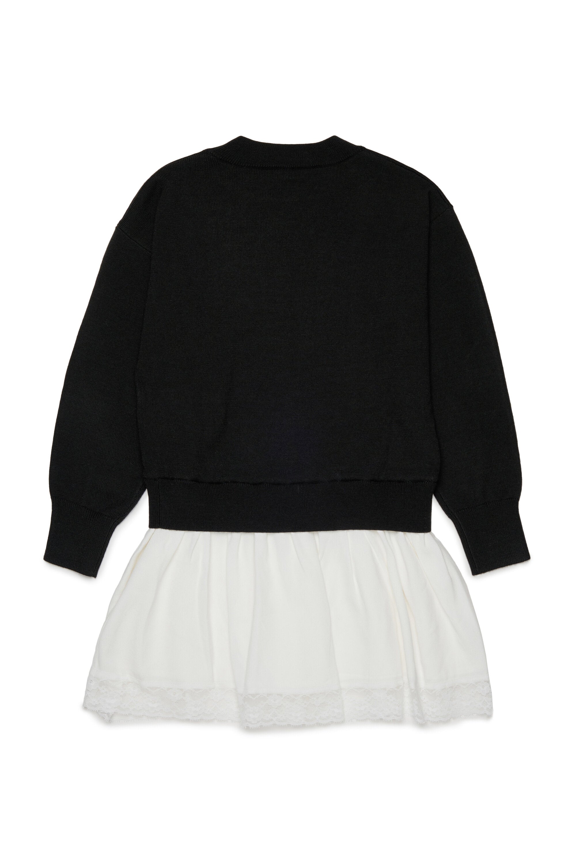 Fleece dress with logo
