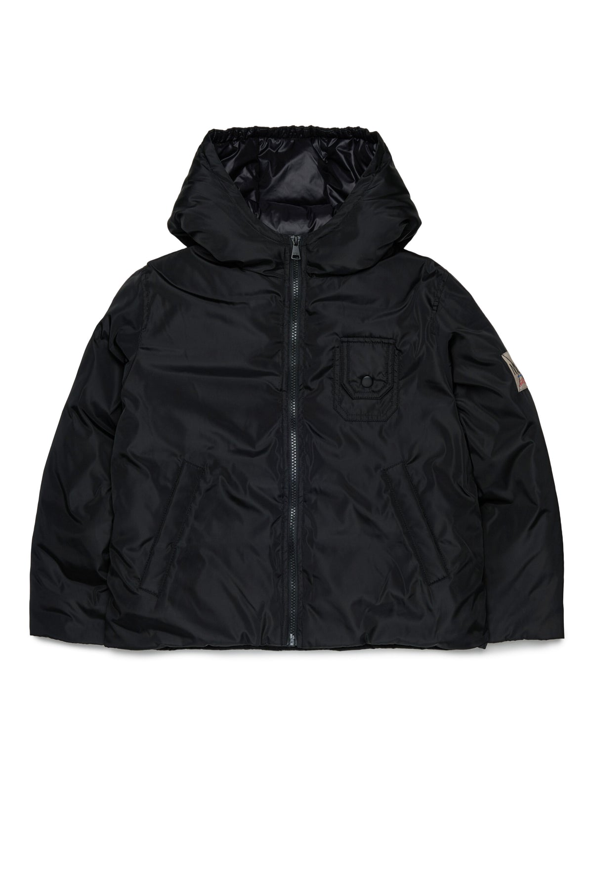 Padded jacket with logo