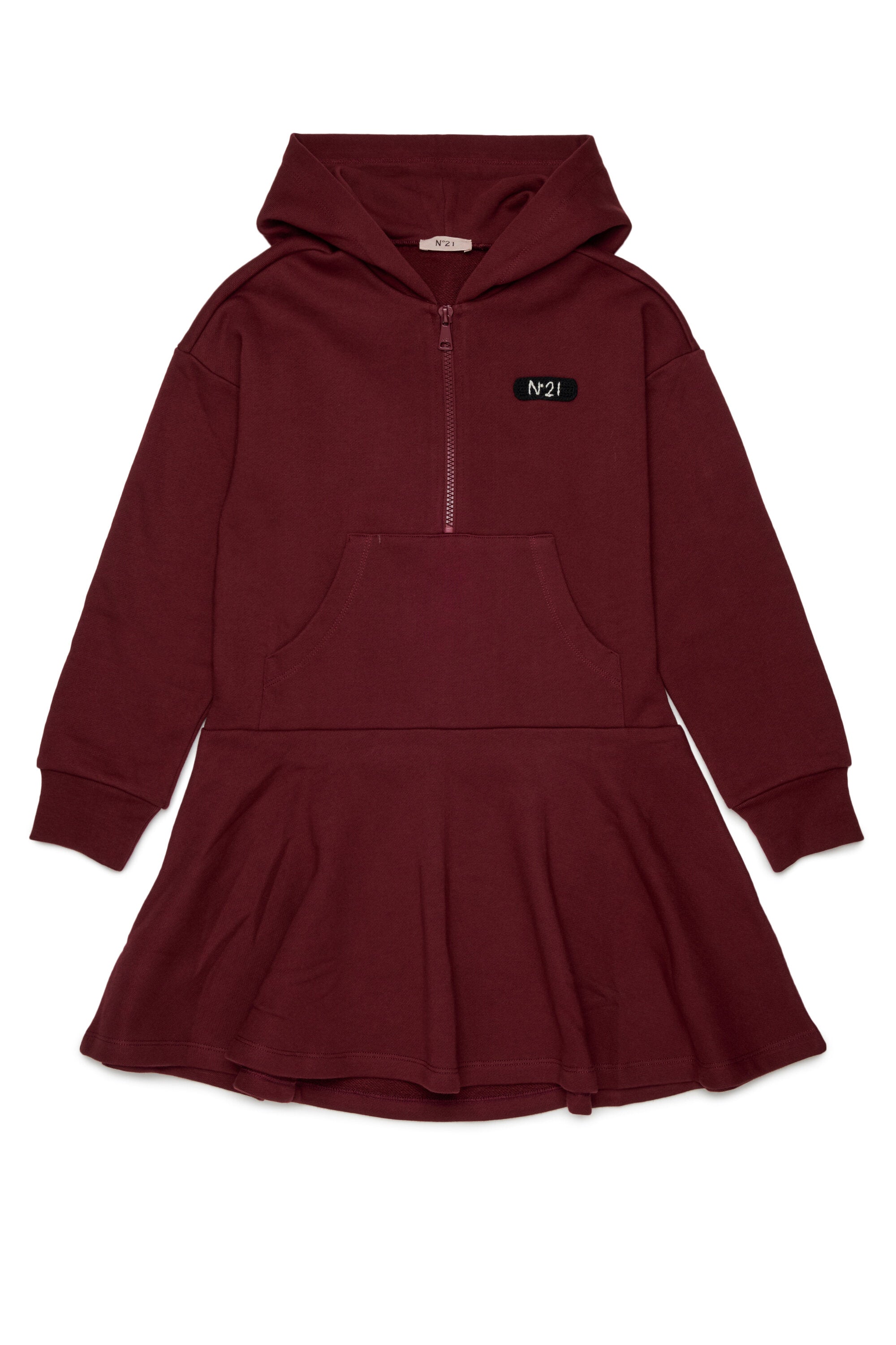 Vestido de felpa con logo
