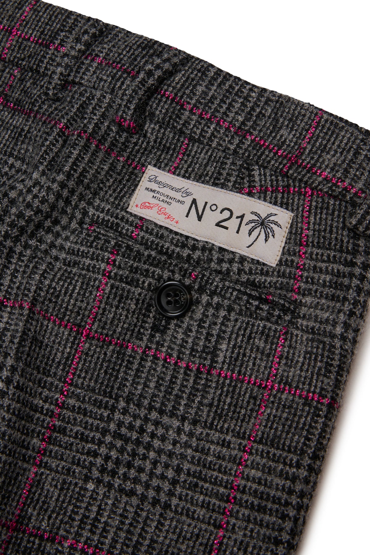 Pantalon habillé motif check
