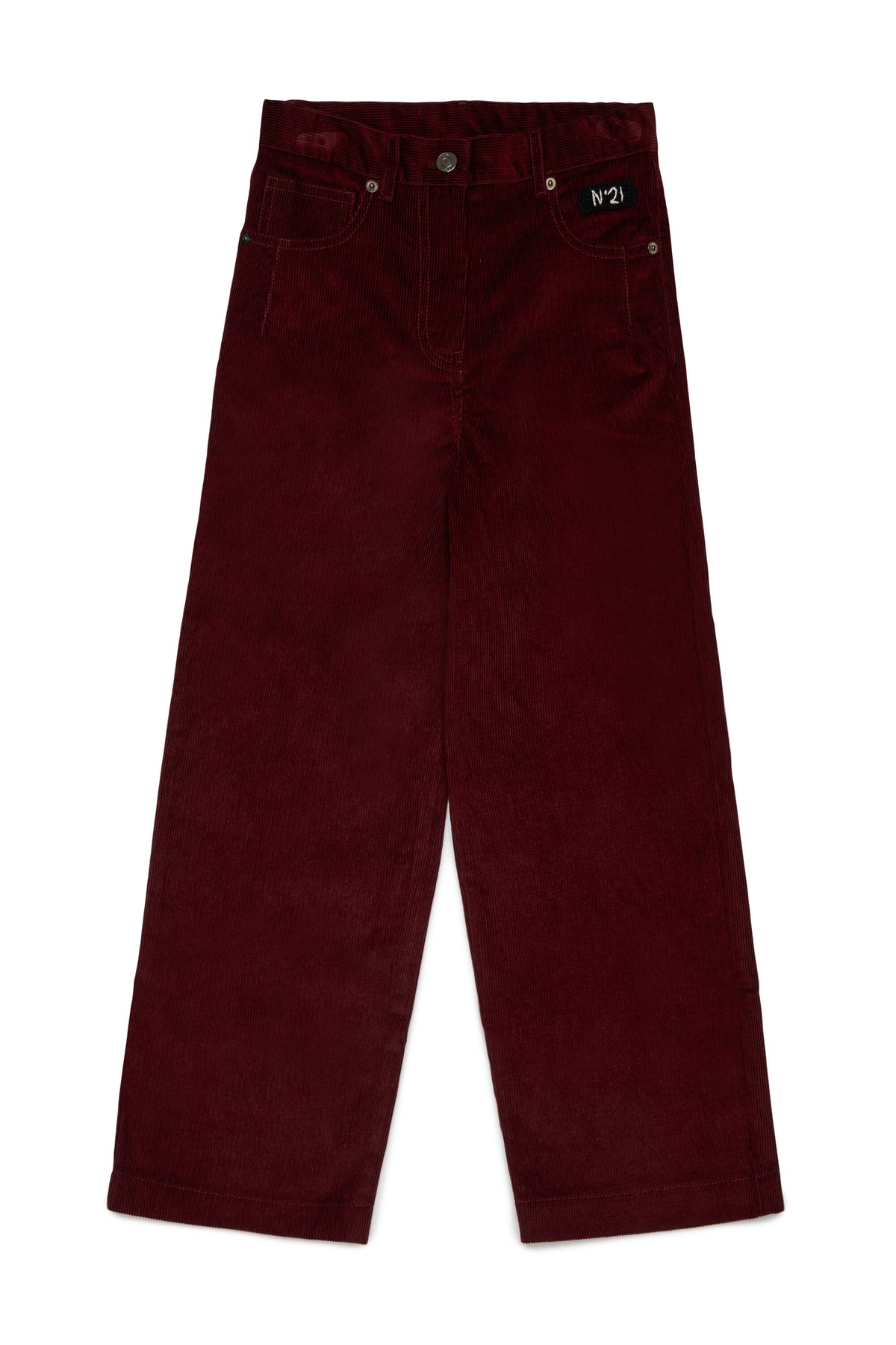 Pantalon en velours avec logo