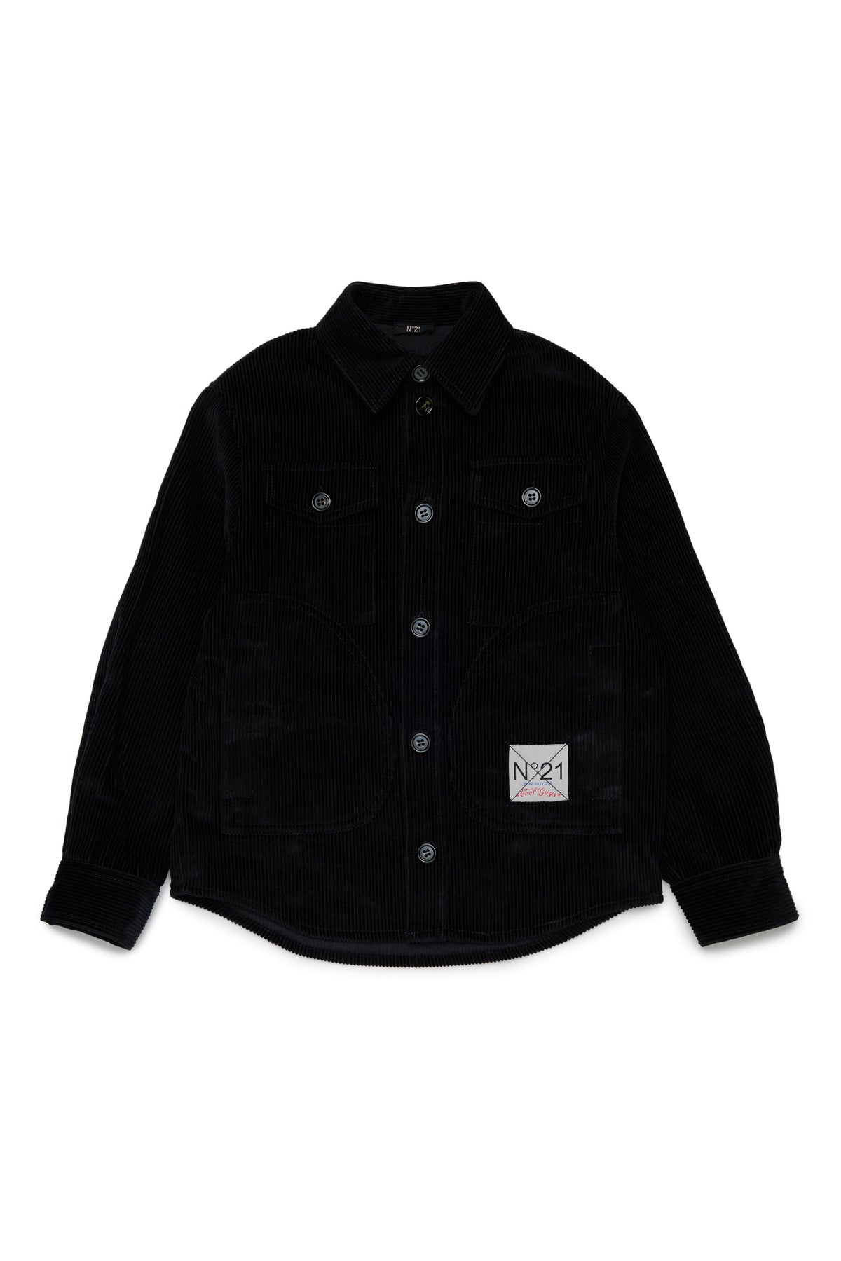 Camisa de pana con logo