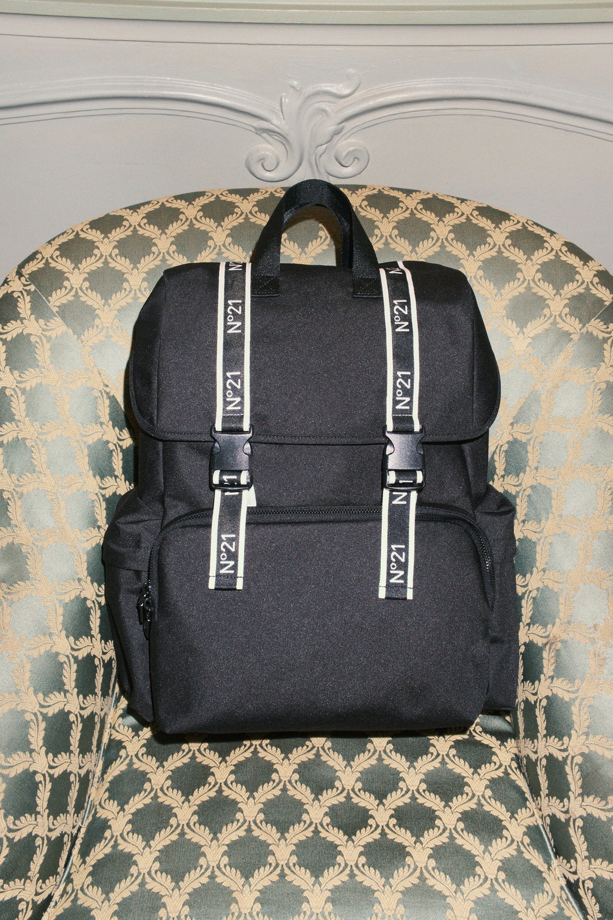 Backpack with logo