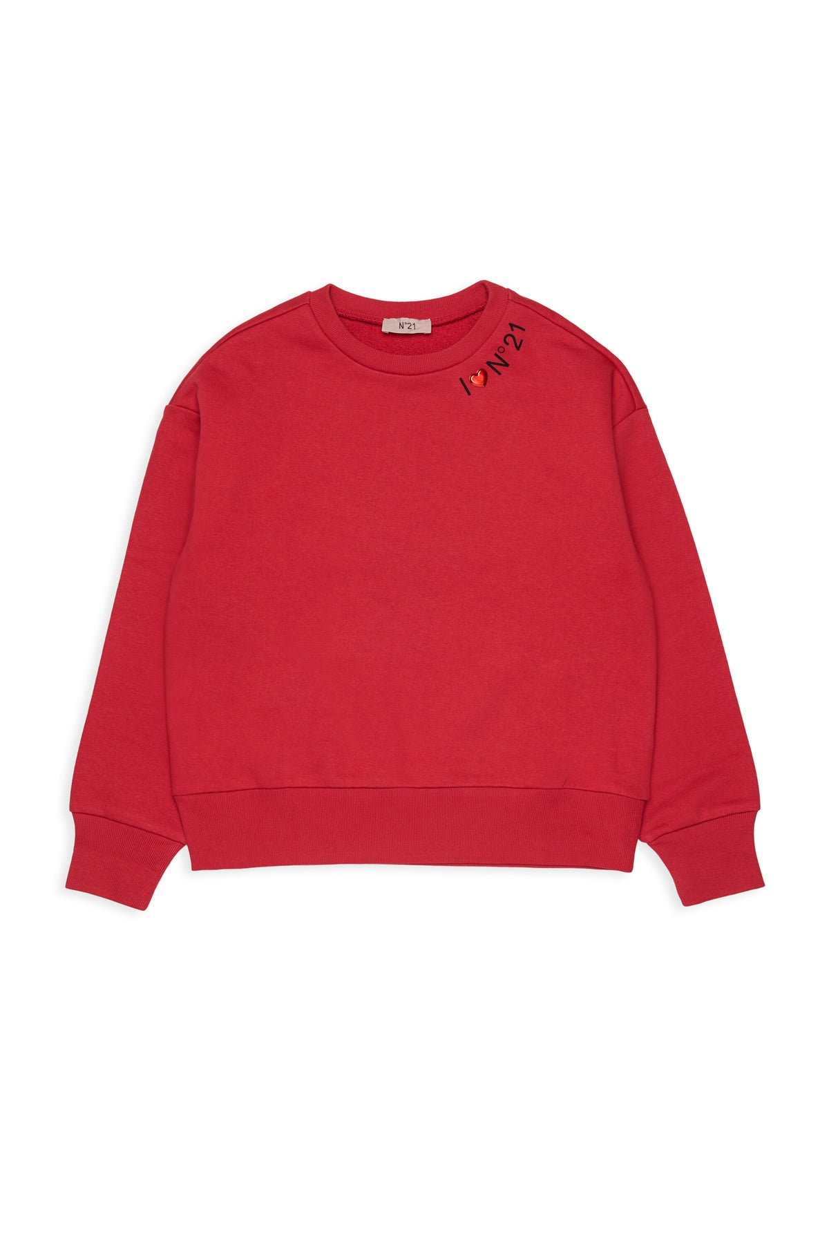 Sweat-shirt col rond avec logo