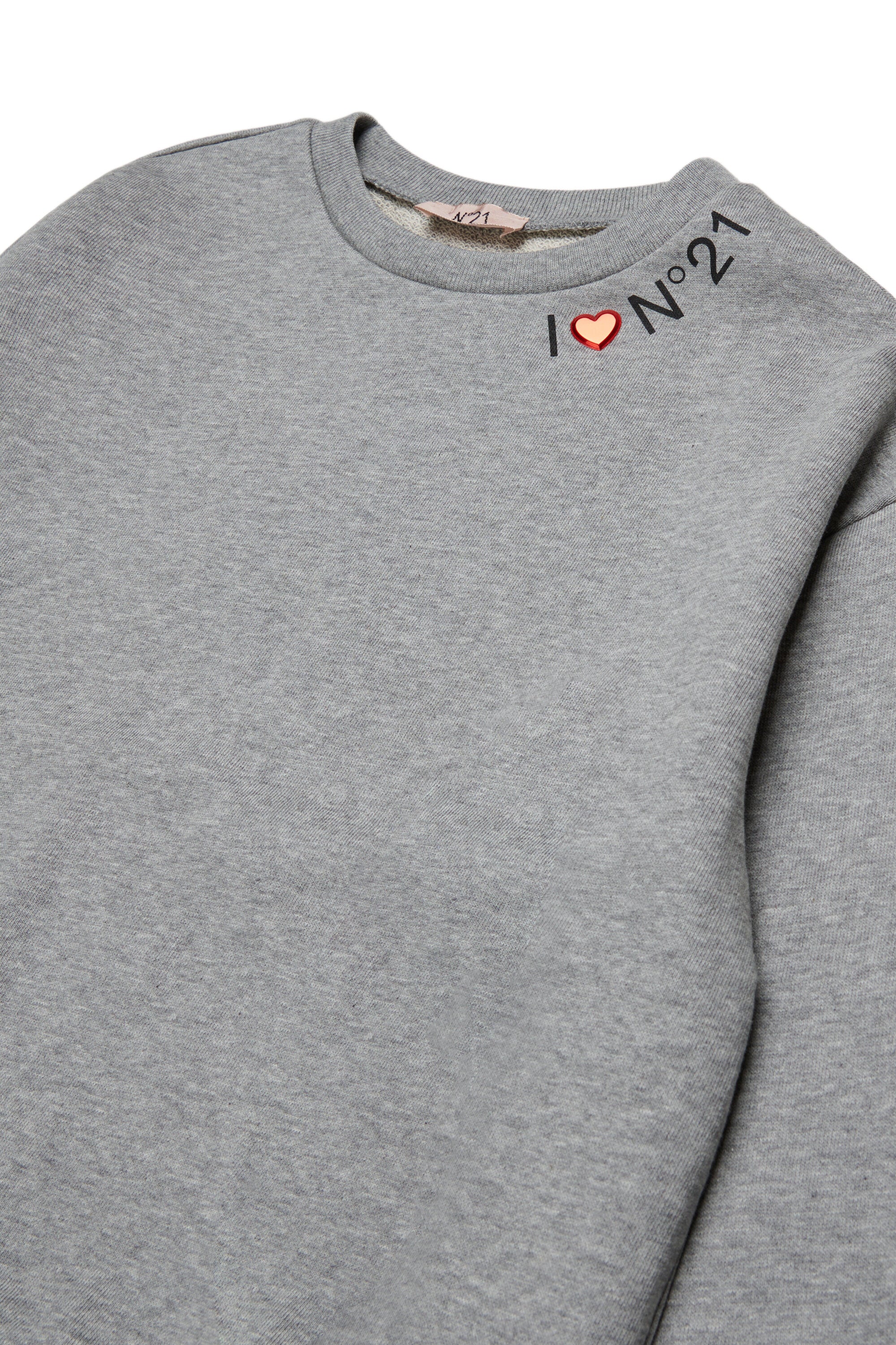 Sweat-shirt col rond avec logo