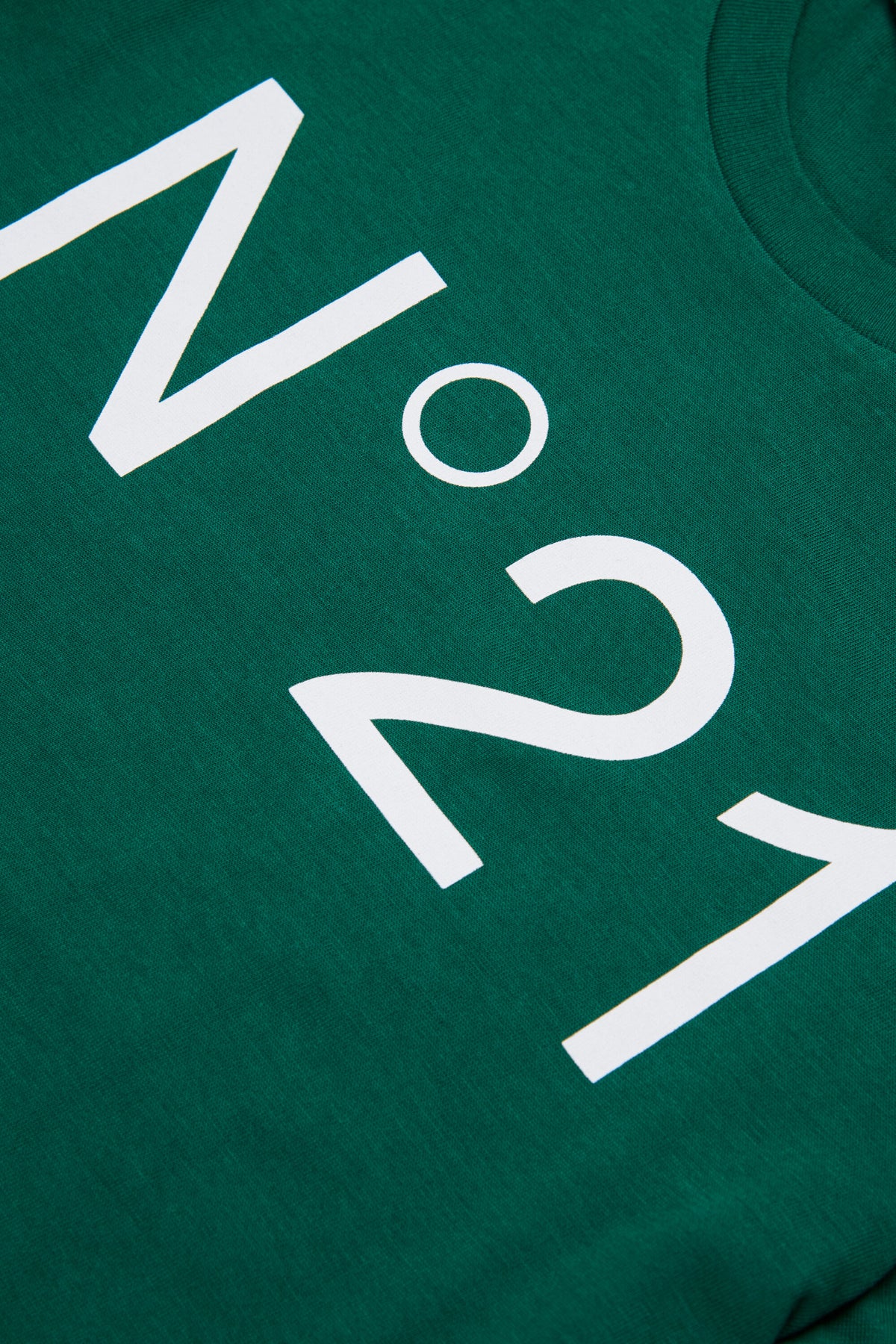 T-shirt in jersey with logo