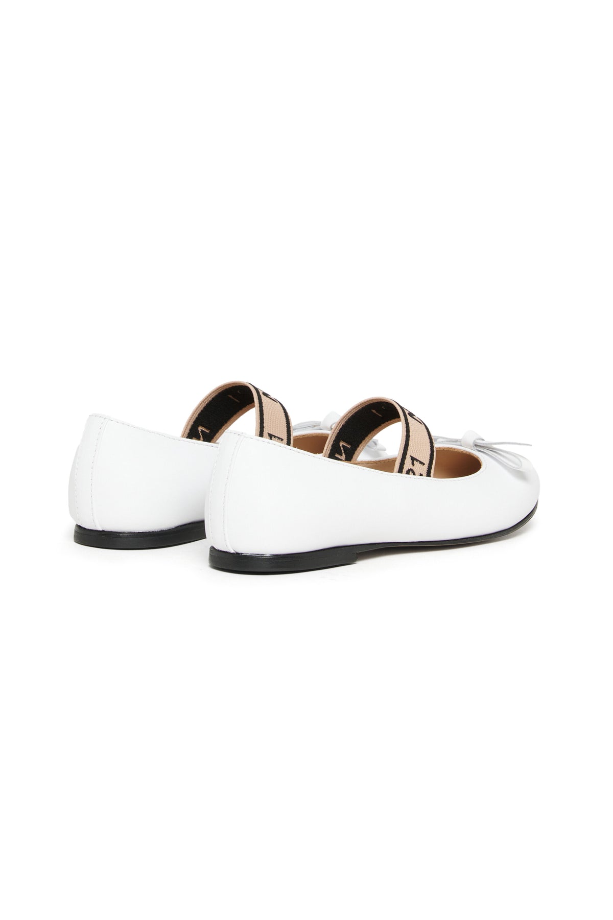 Ballerines en cuir avec noeud