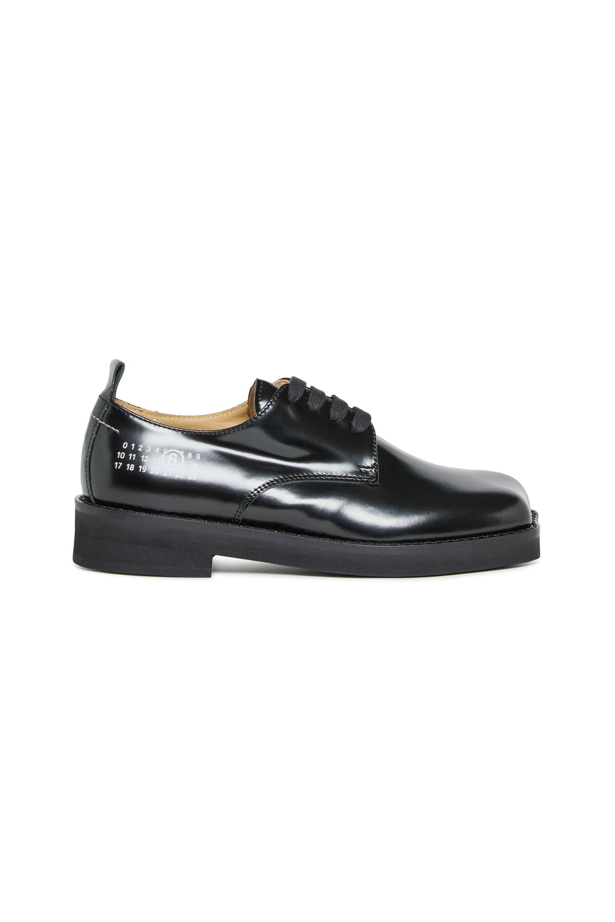 Zapatos Derby de piel con logotipo