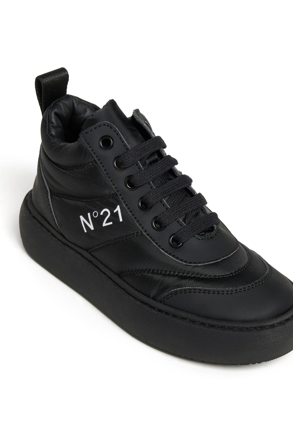 Zapatillas de media caña acolchadas con logotipo