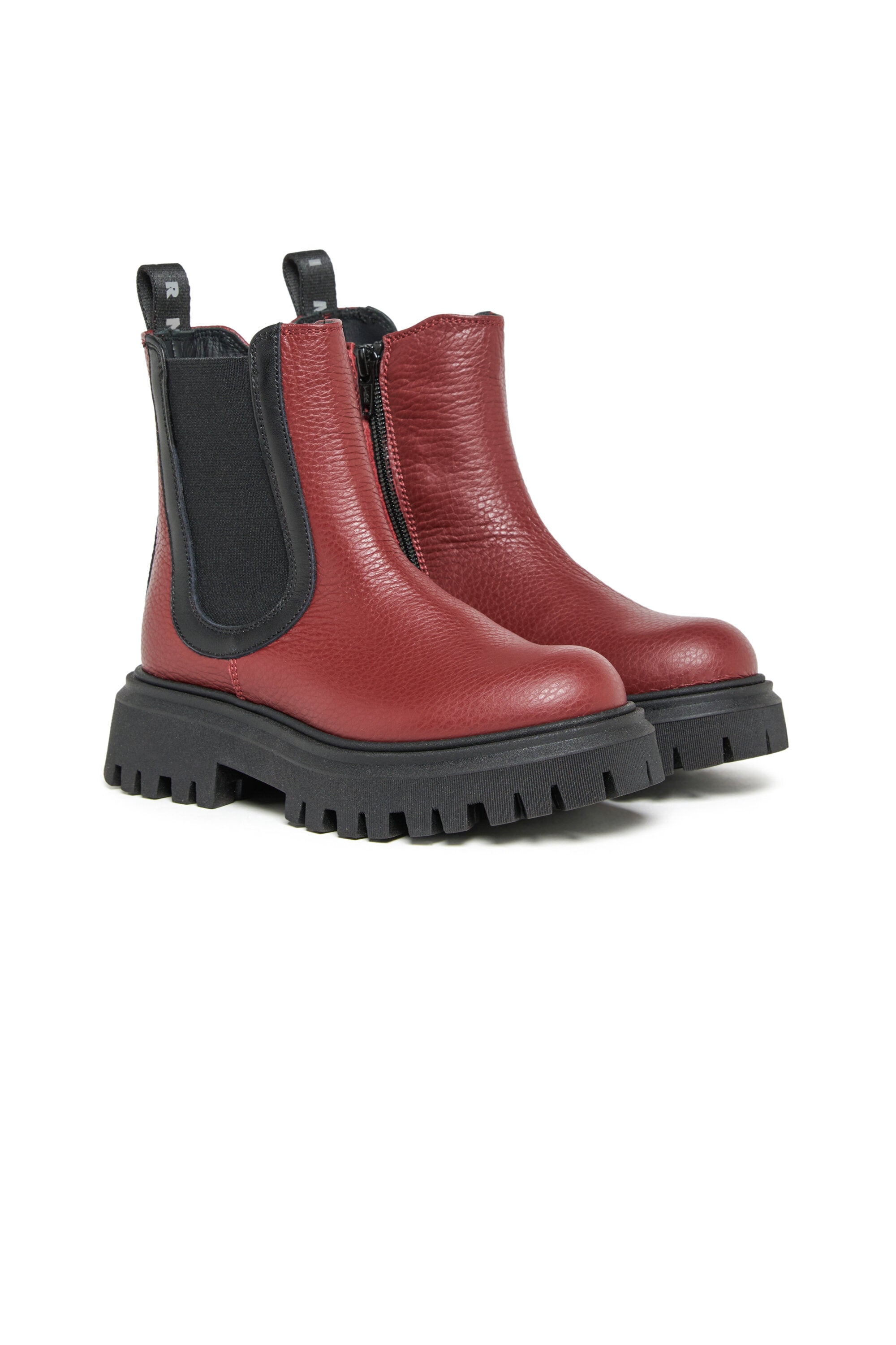 Bottes Chelsea avec bandes élastiques contrastées