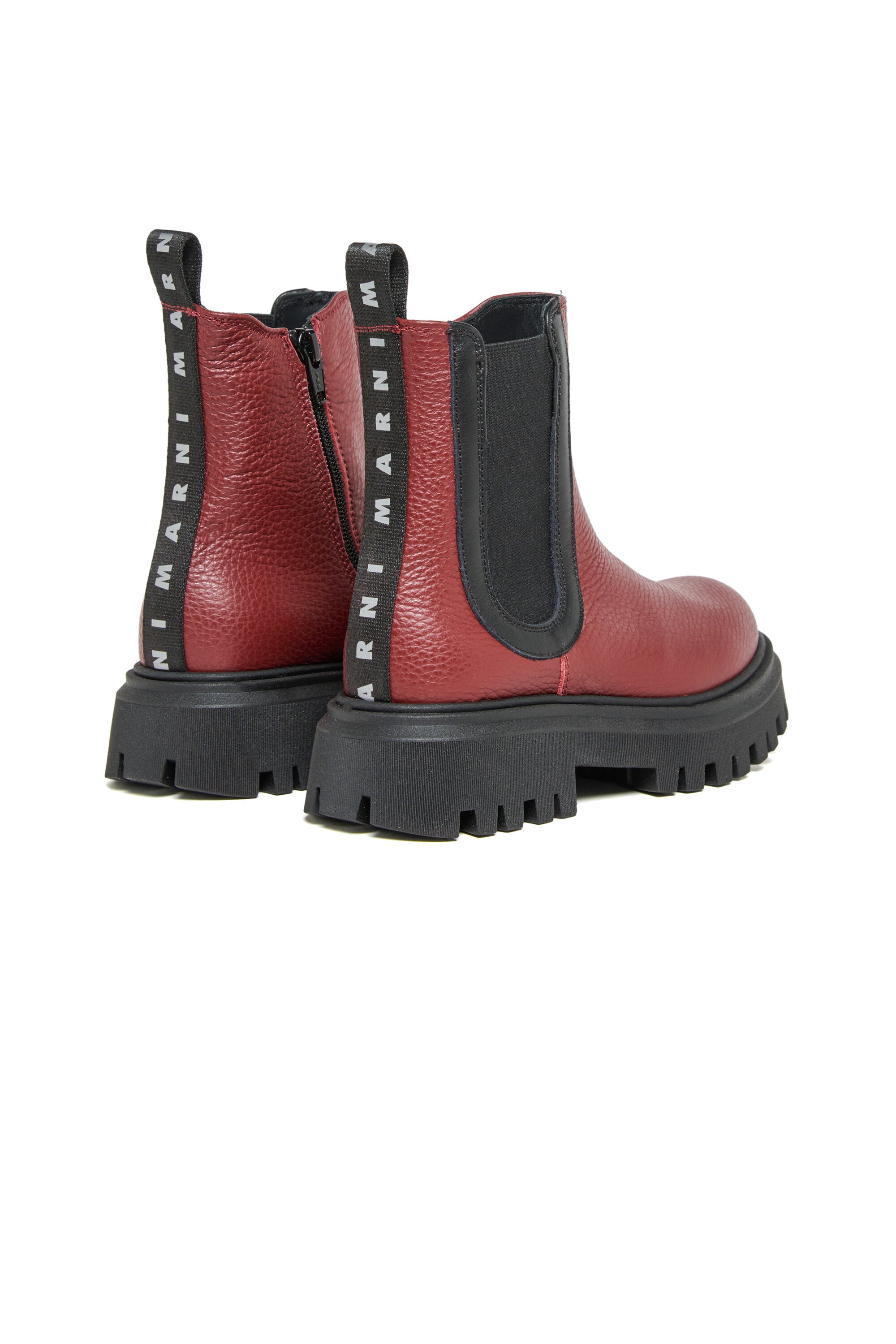 Bottes Chelsea avec bandes élastiques contrastées