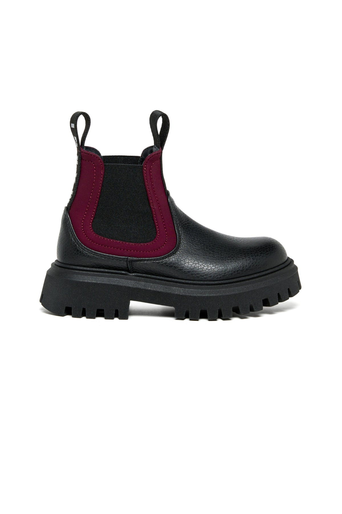 Botines Chelsea de piel con cinta del logotipo