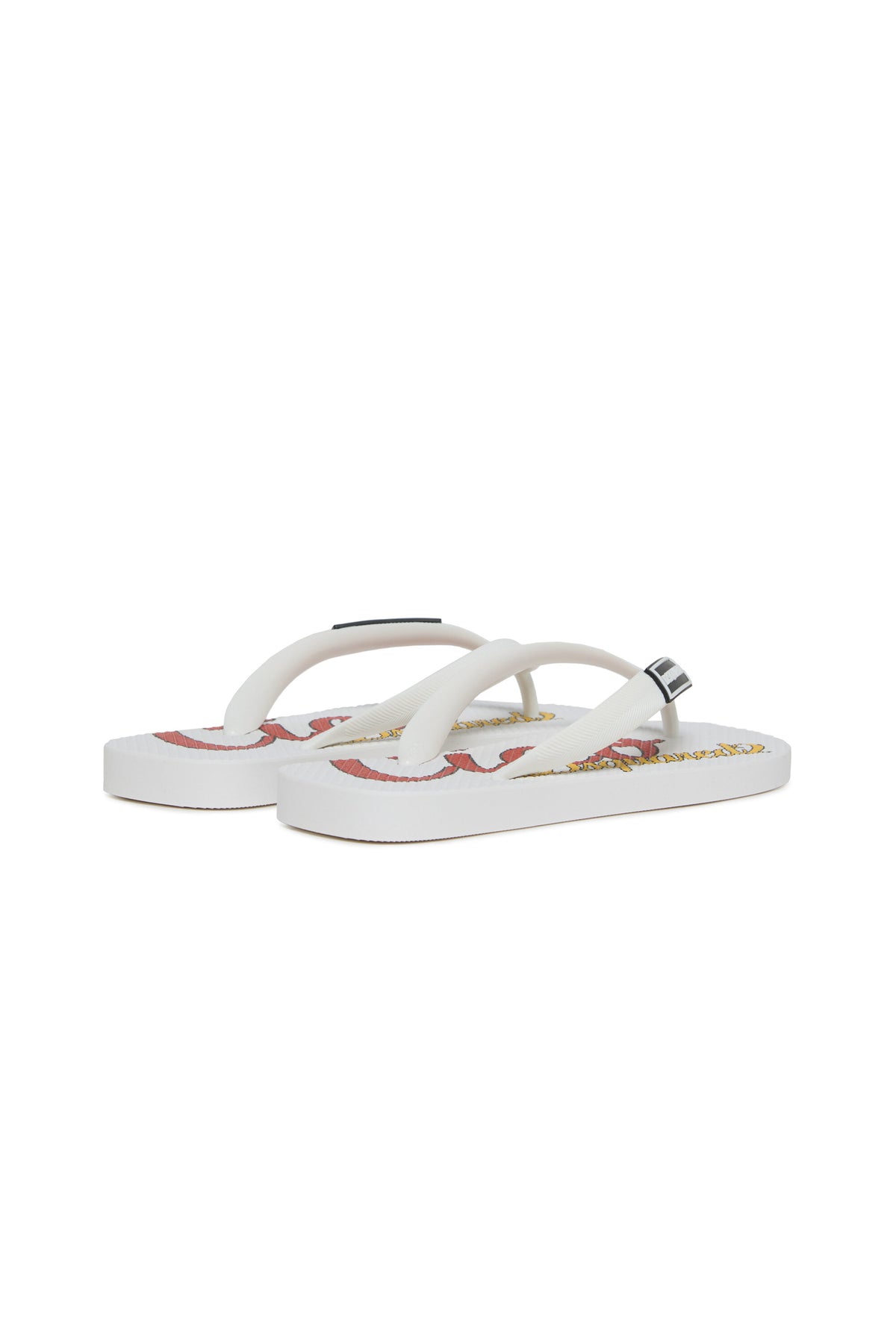 Flip-flops with logo