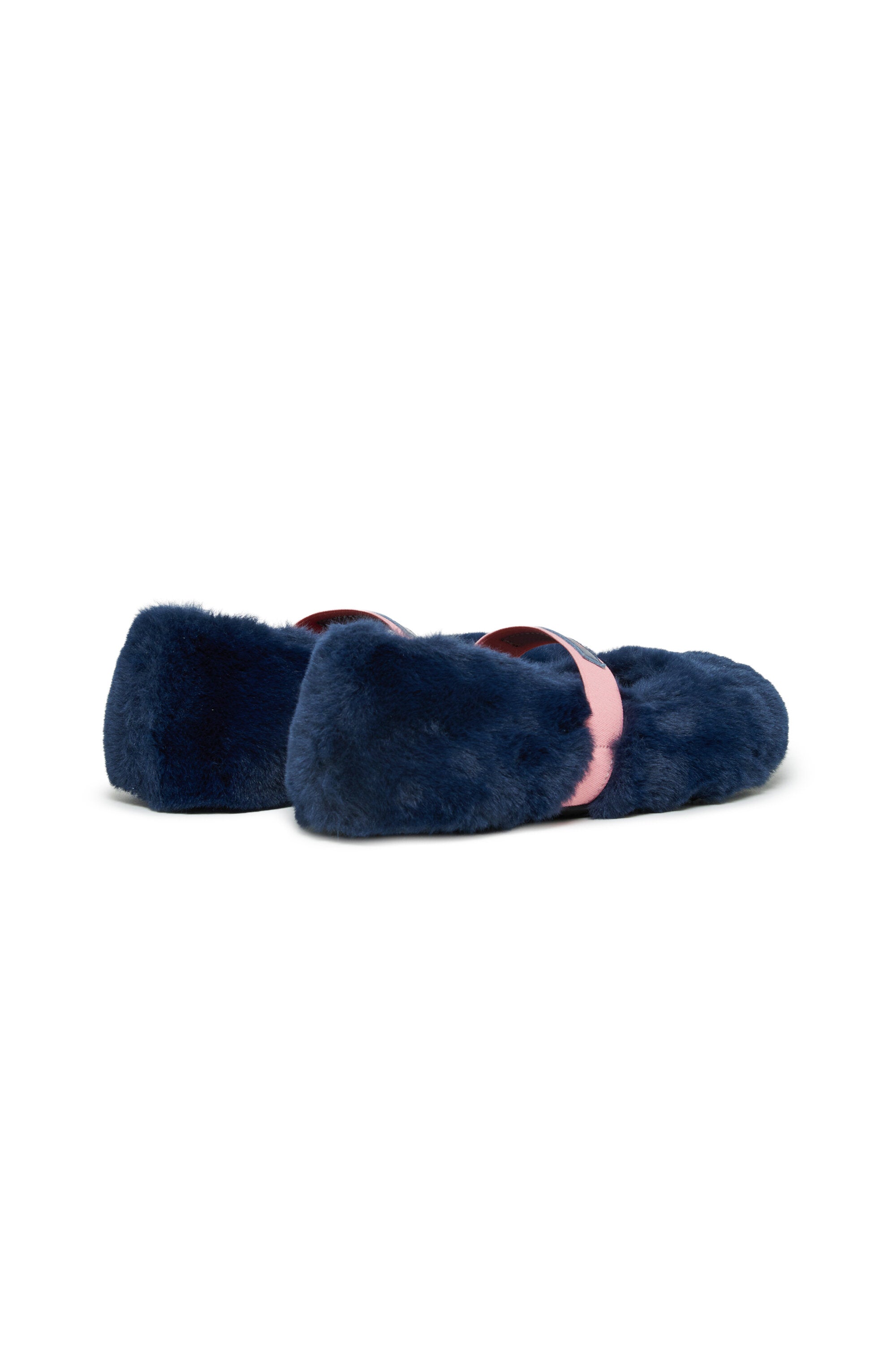 Ballerines effet fourrure