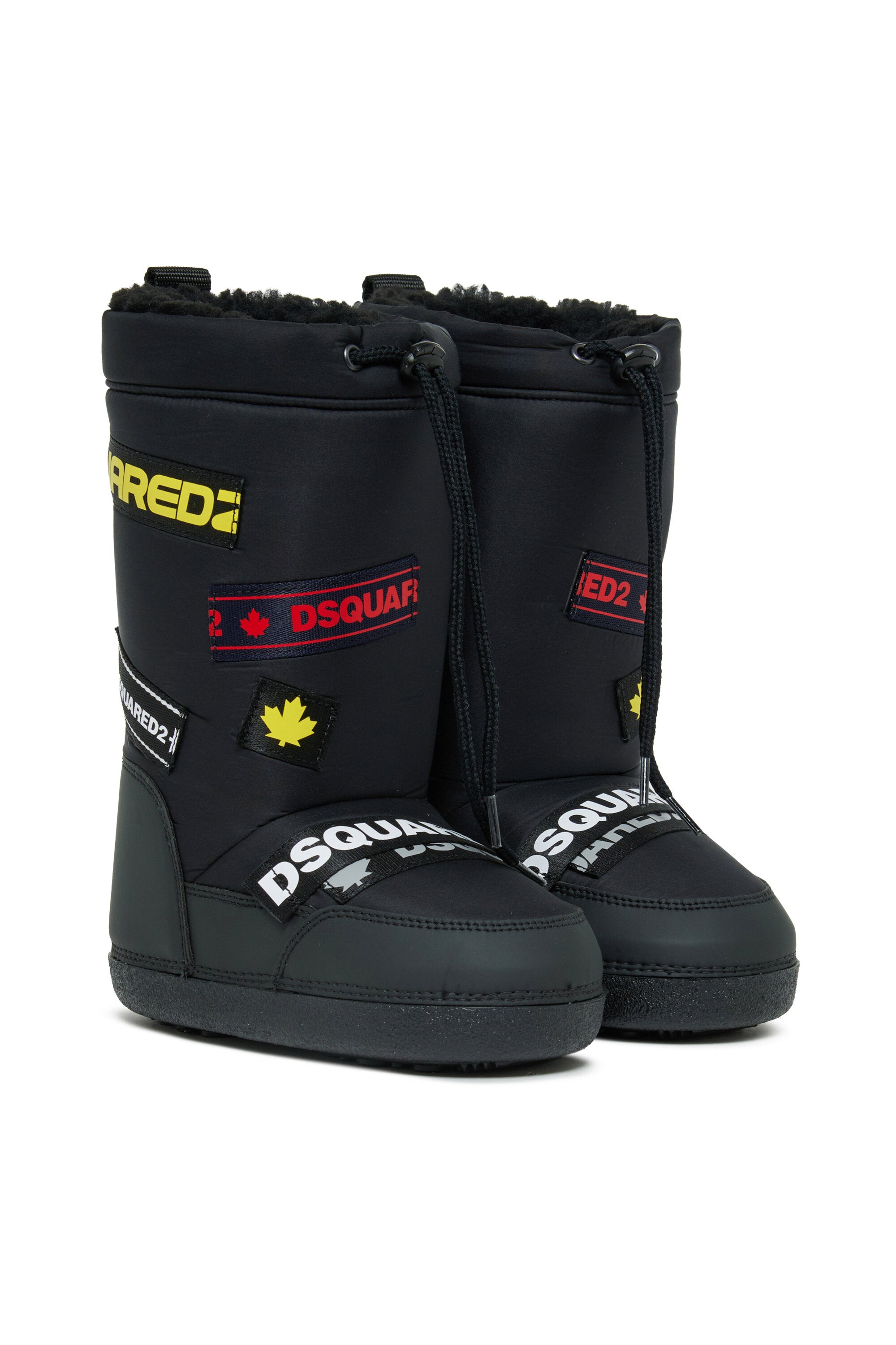 Botas de nieve altas con logo