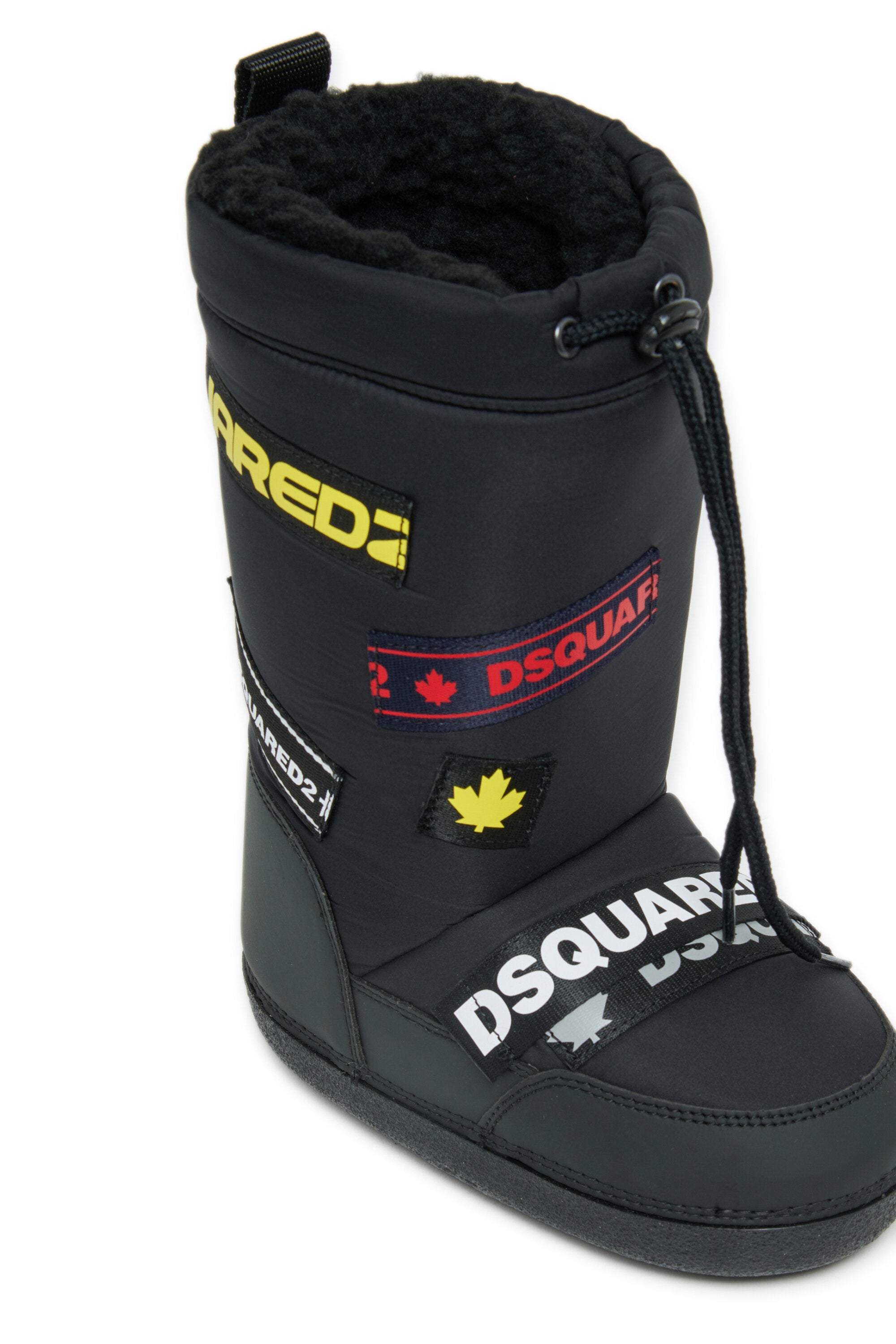 Botas de nieve altas con logo