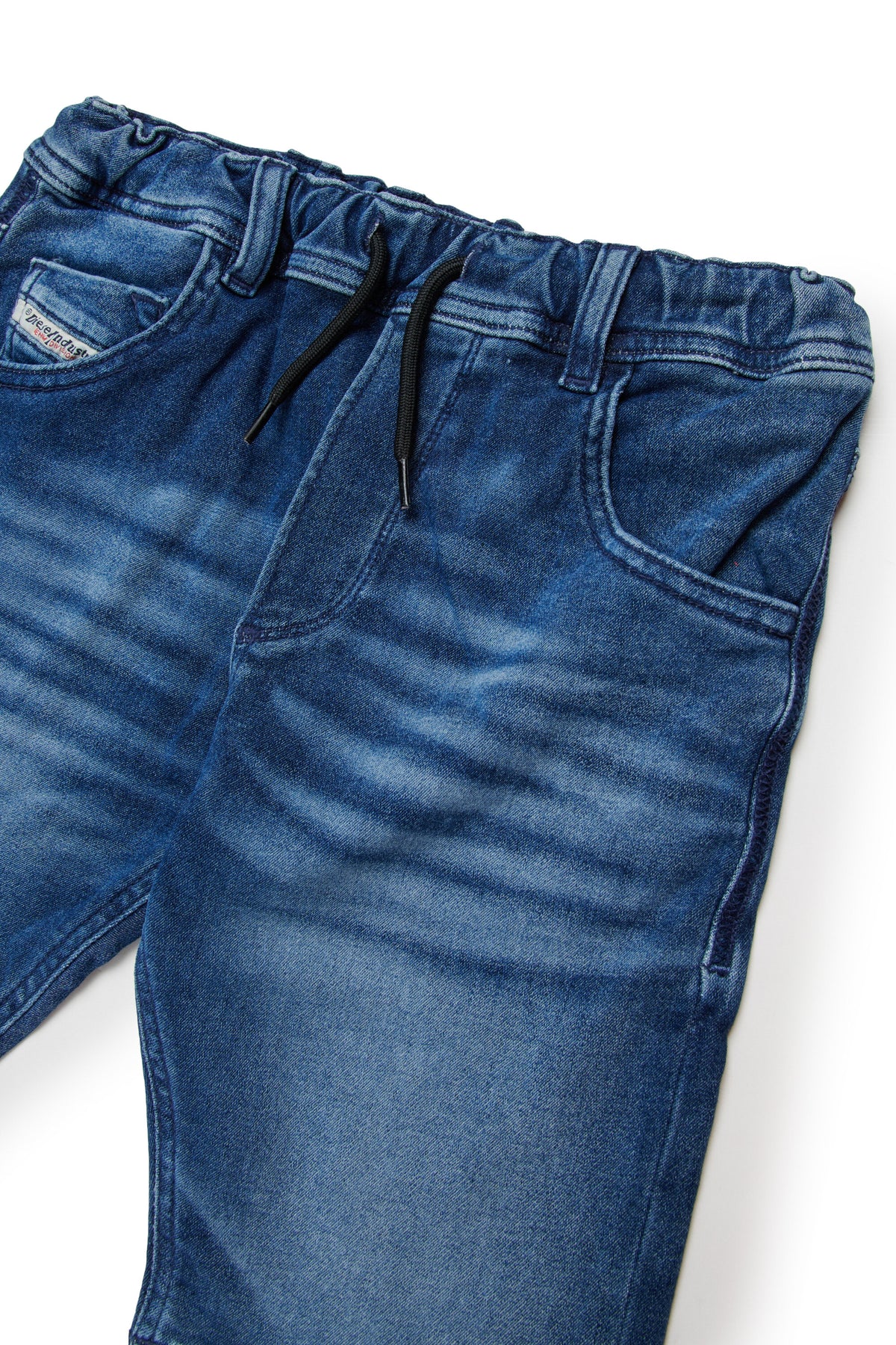 Pantalones cortos JoggJeans® azul oscuro con mallas