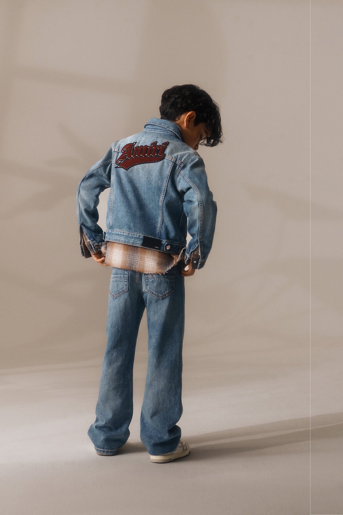 Jeans regular bleu moyen