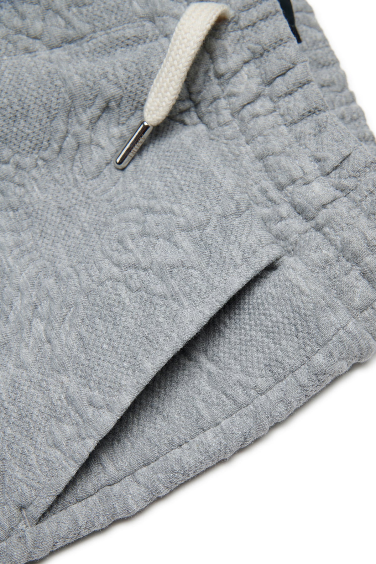 Pantalón de felpa con tejido jacquard