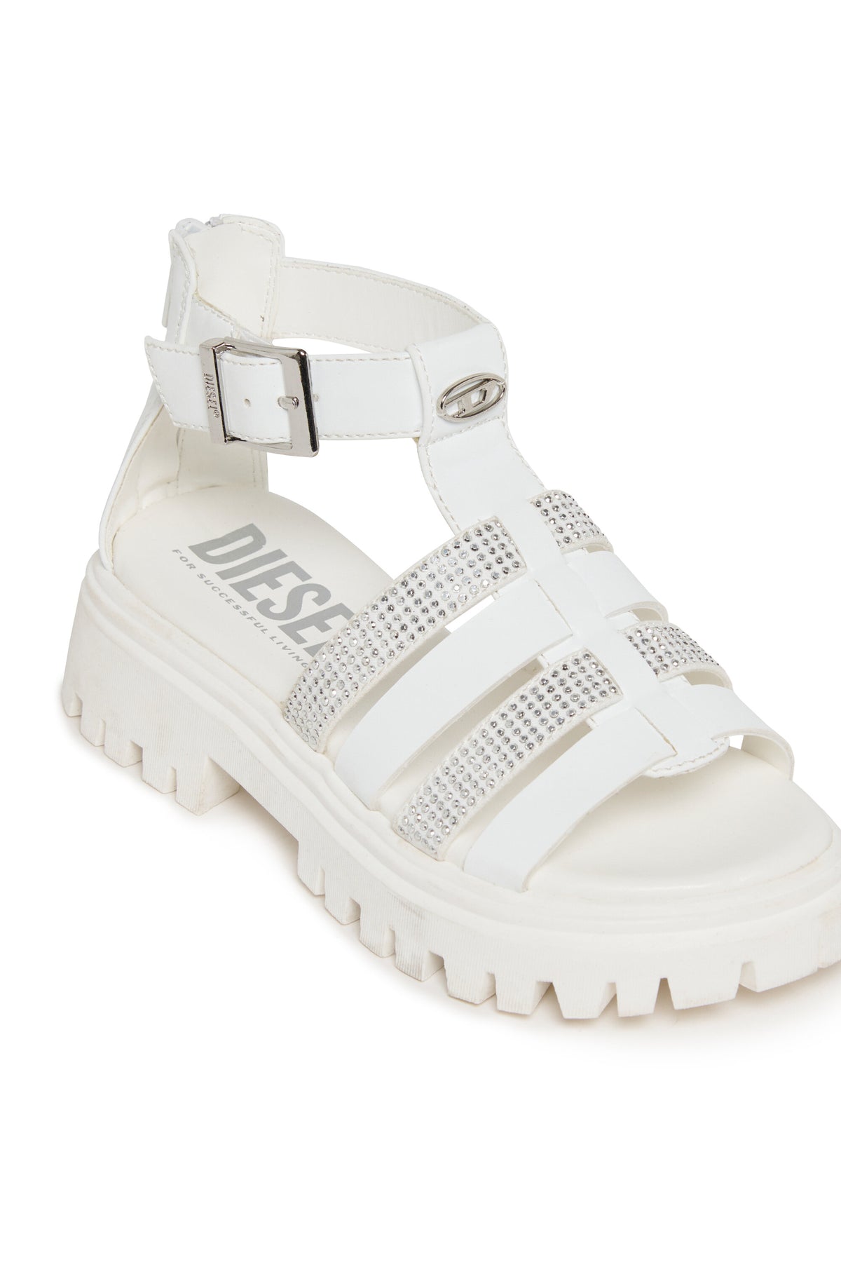 Sandals with logo