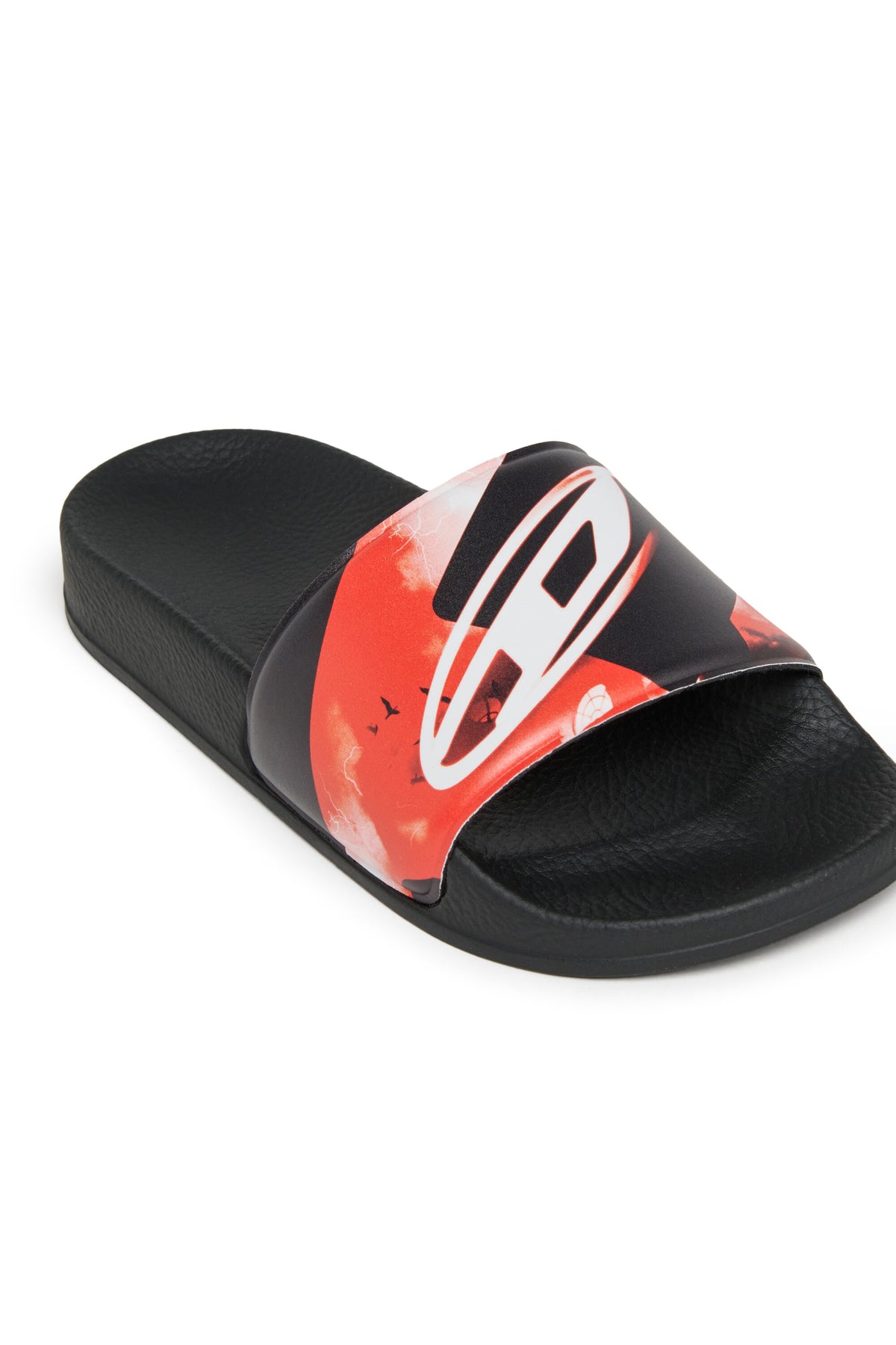 Chanclas tipo slide con logo
