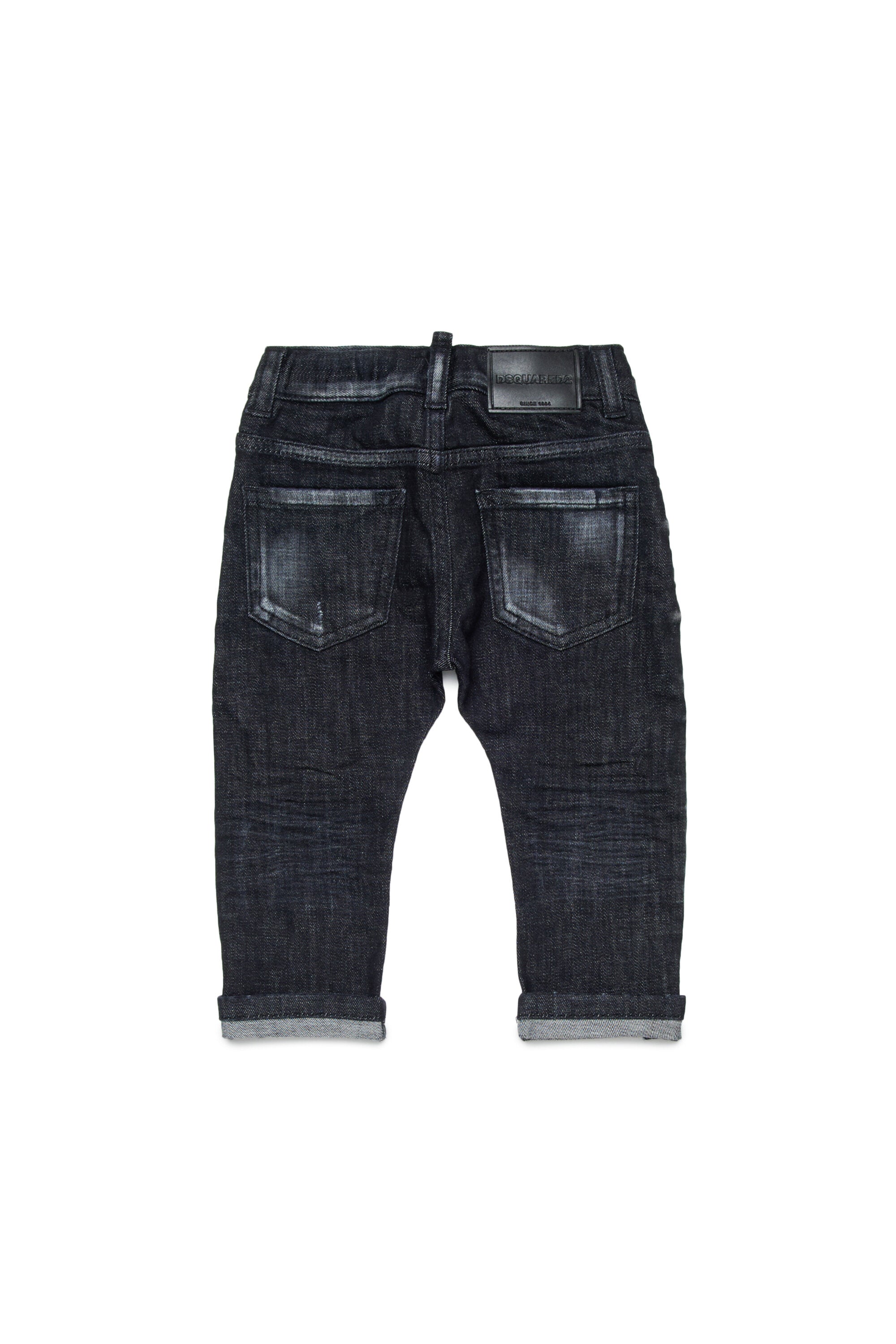 Faded black jeans