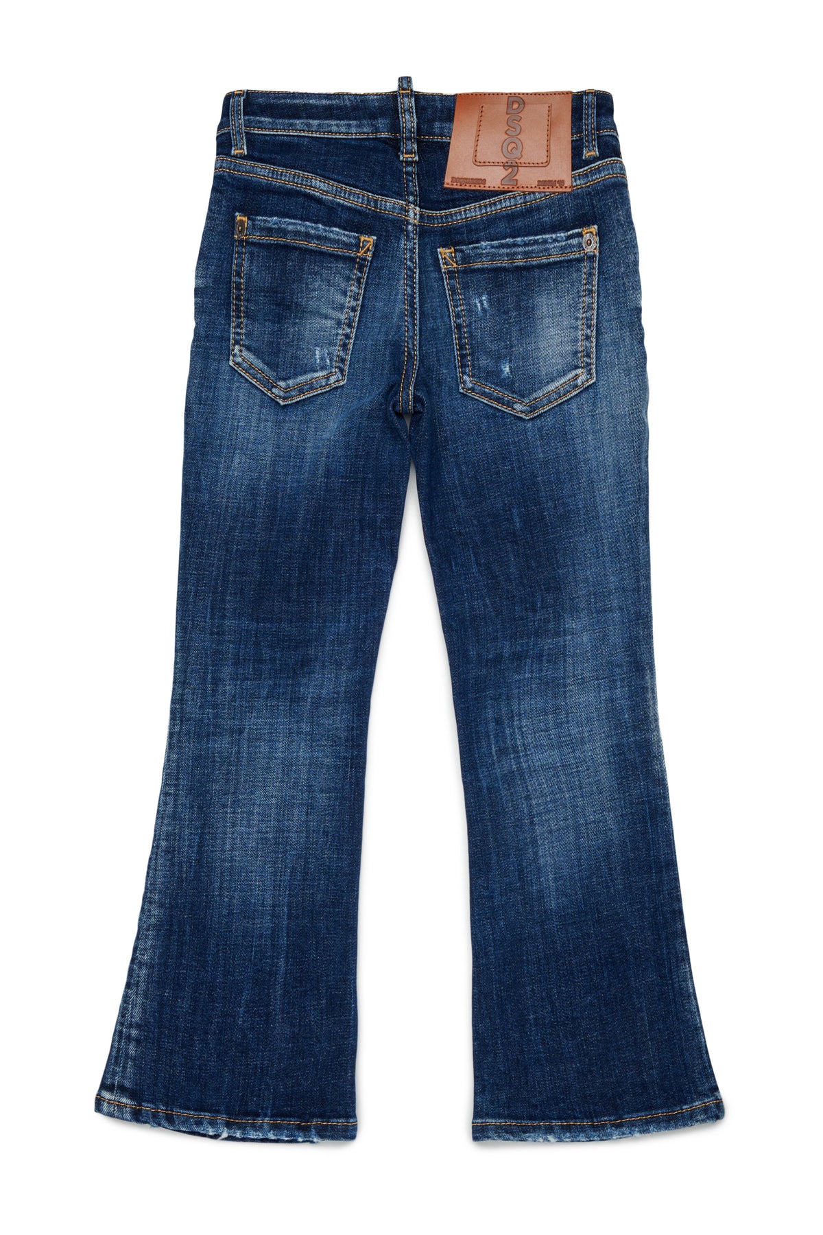 Jeans corte bootcut lavado azul medio - Bell Bottom