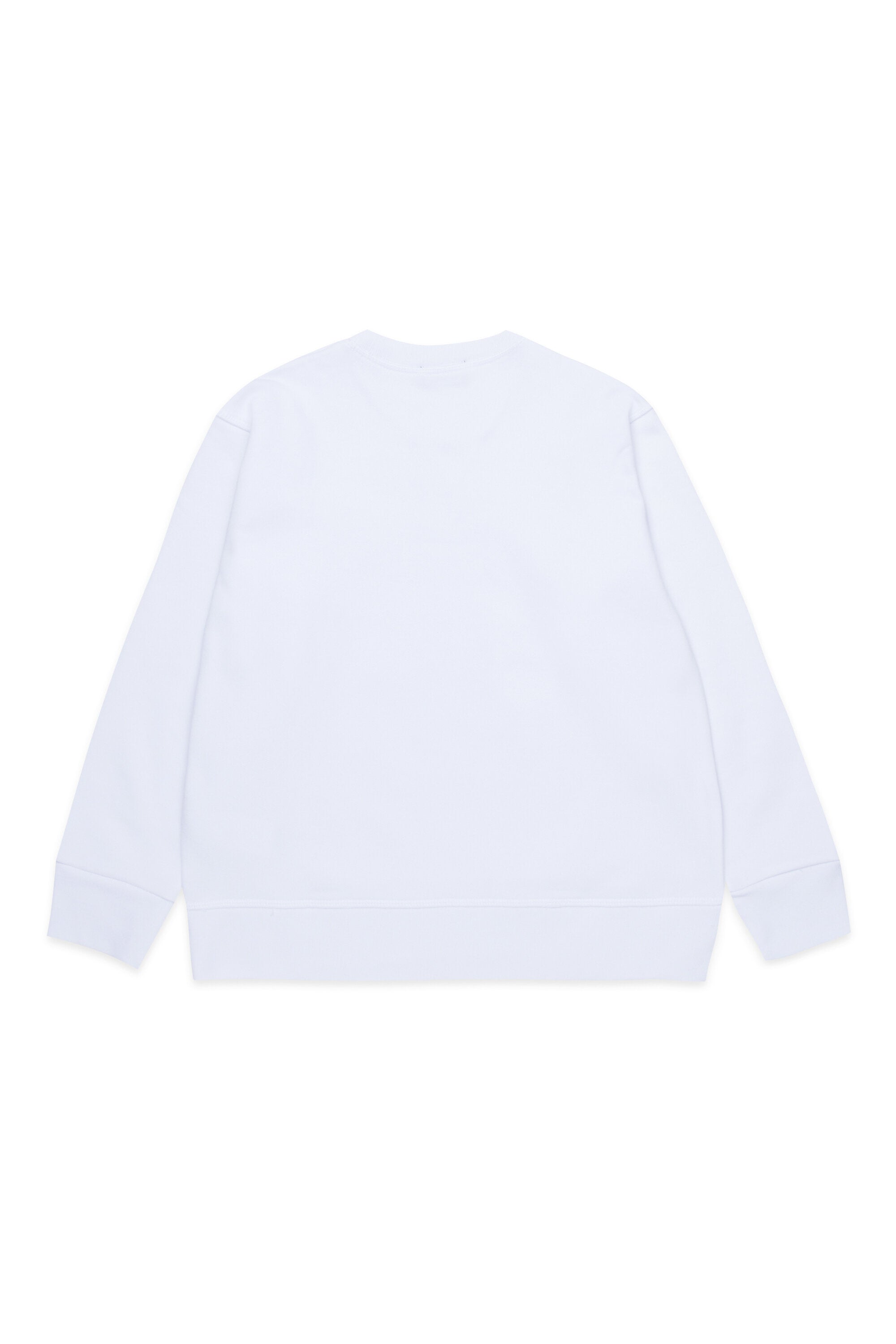 Branded cotton sweatshirt