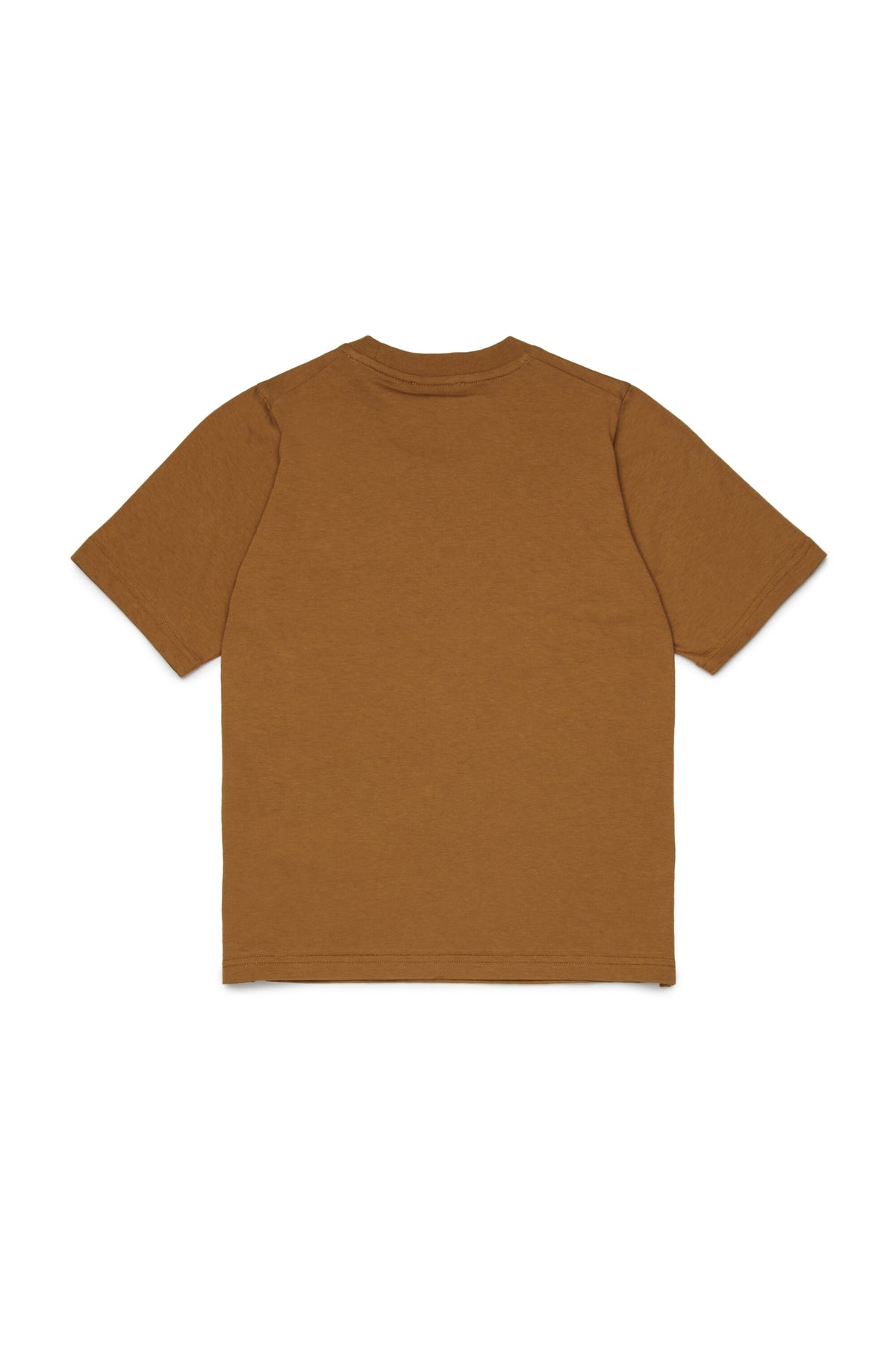 T-shirt with rubber effect logo