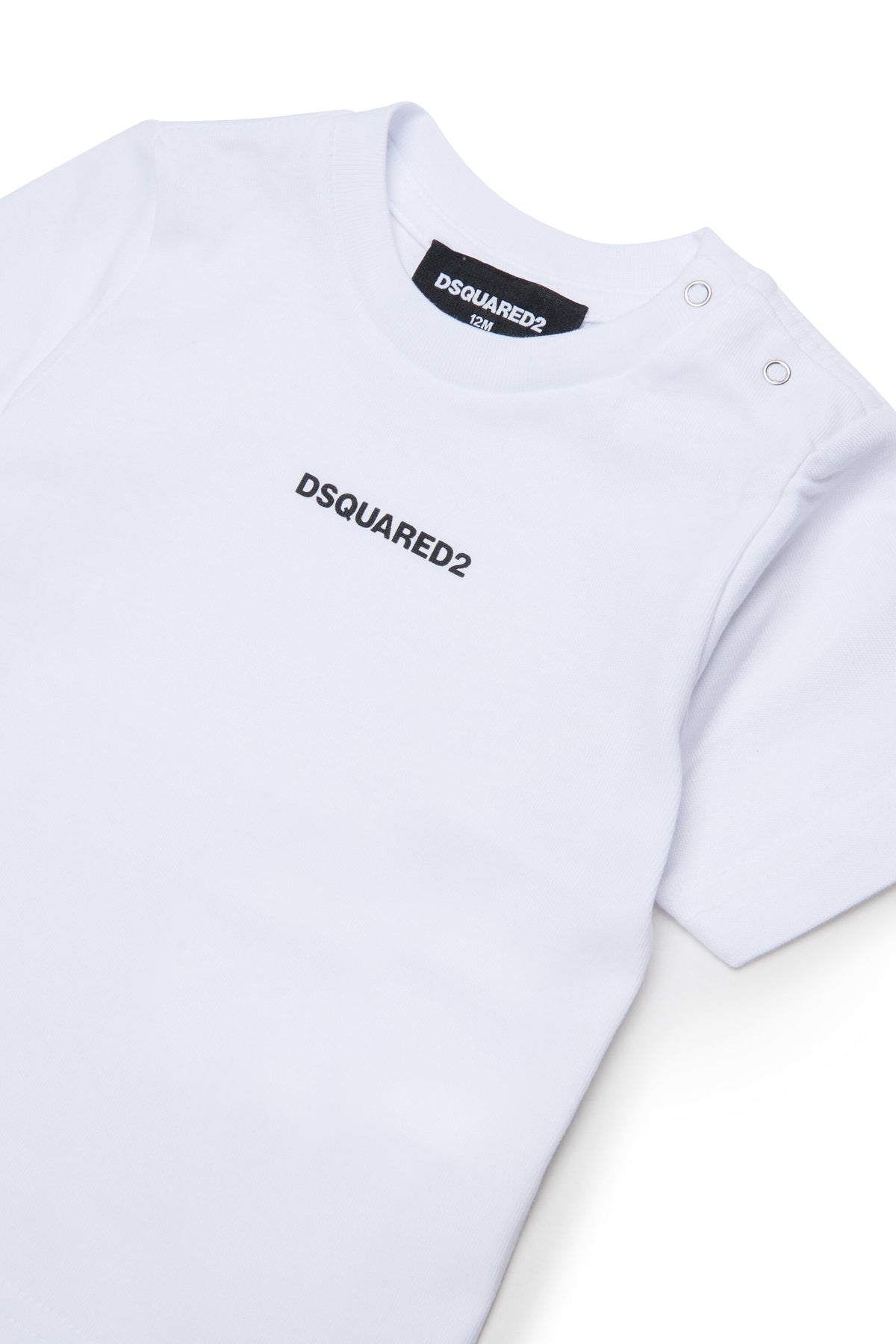 Camiseta de cuello redondo con logo