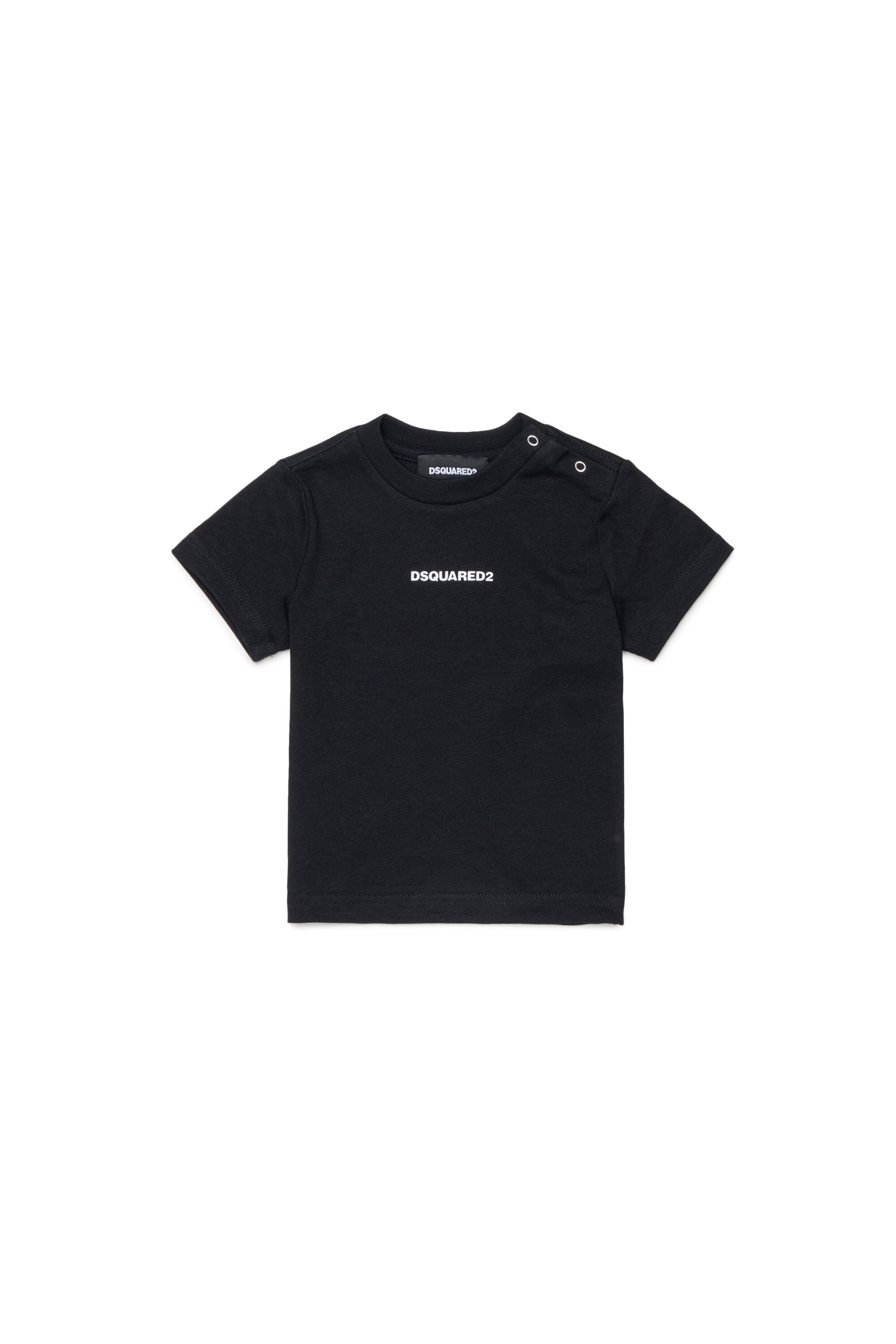 Camiseta de cuello redondo con logo